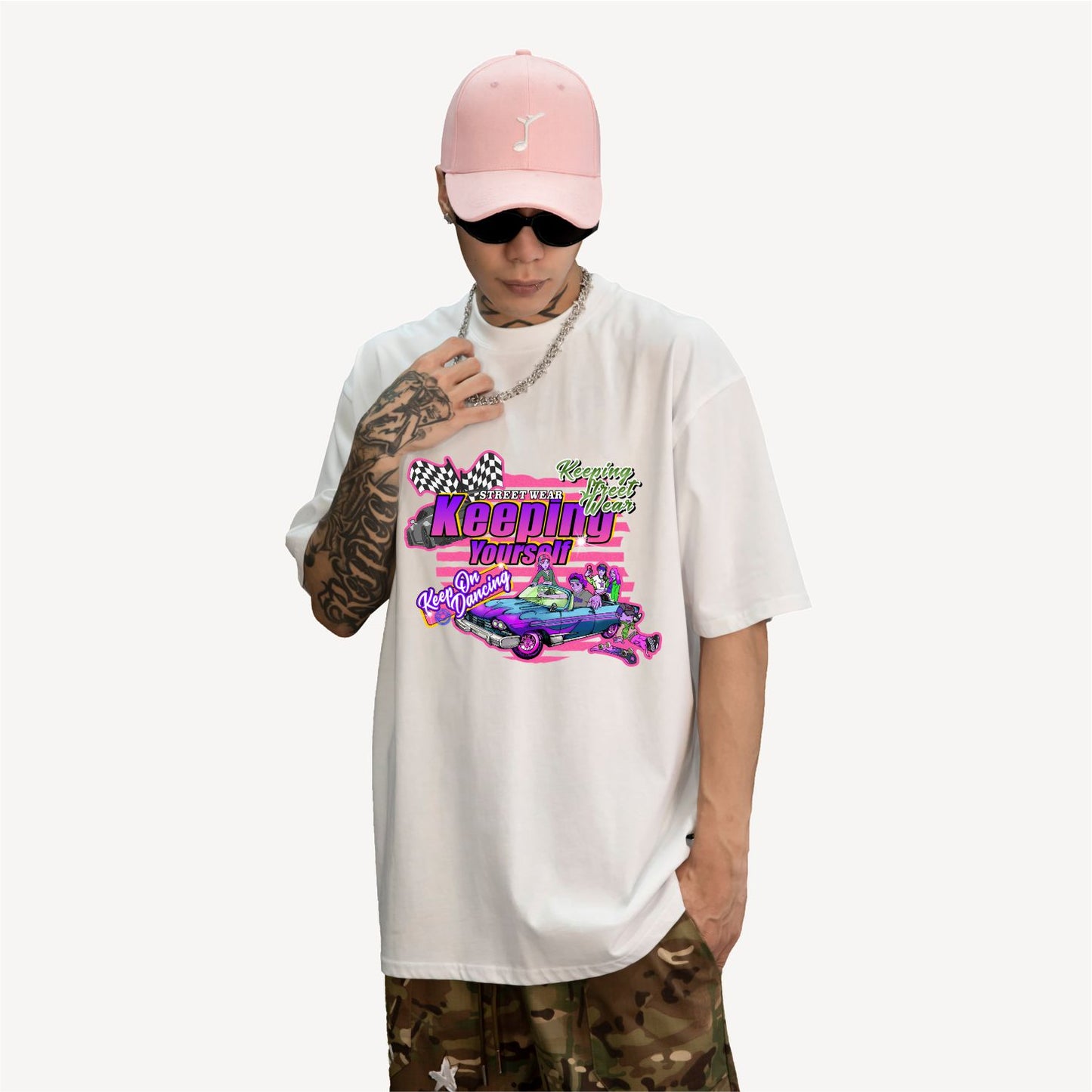 Keeping n locomotive style T-shirt