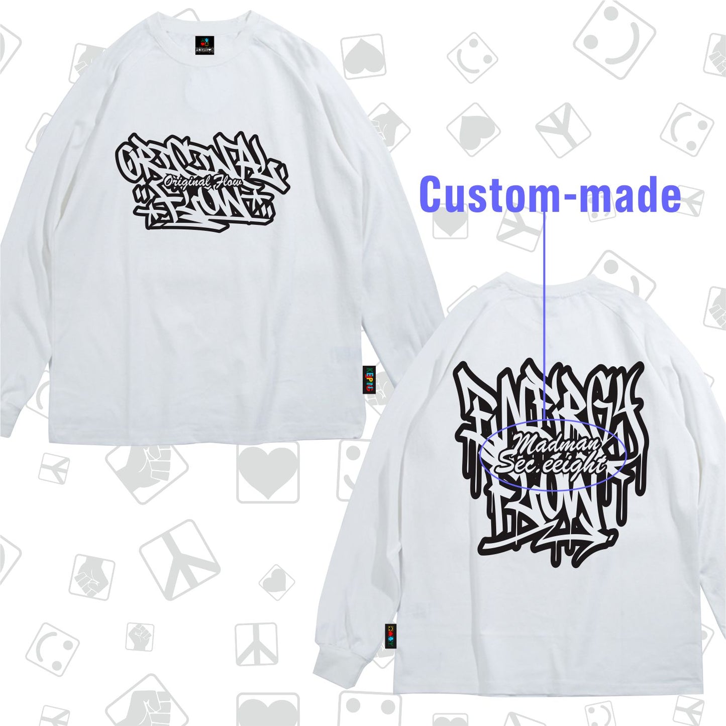Bboy MadmanxKeeping Crossover Long sleeve