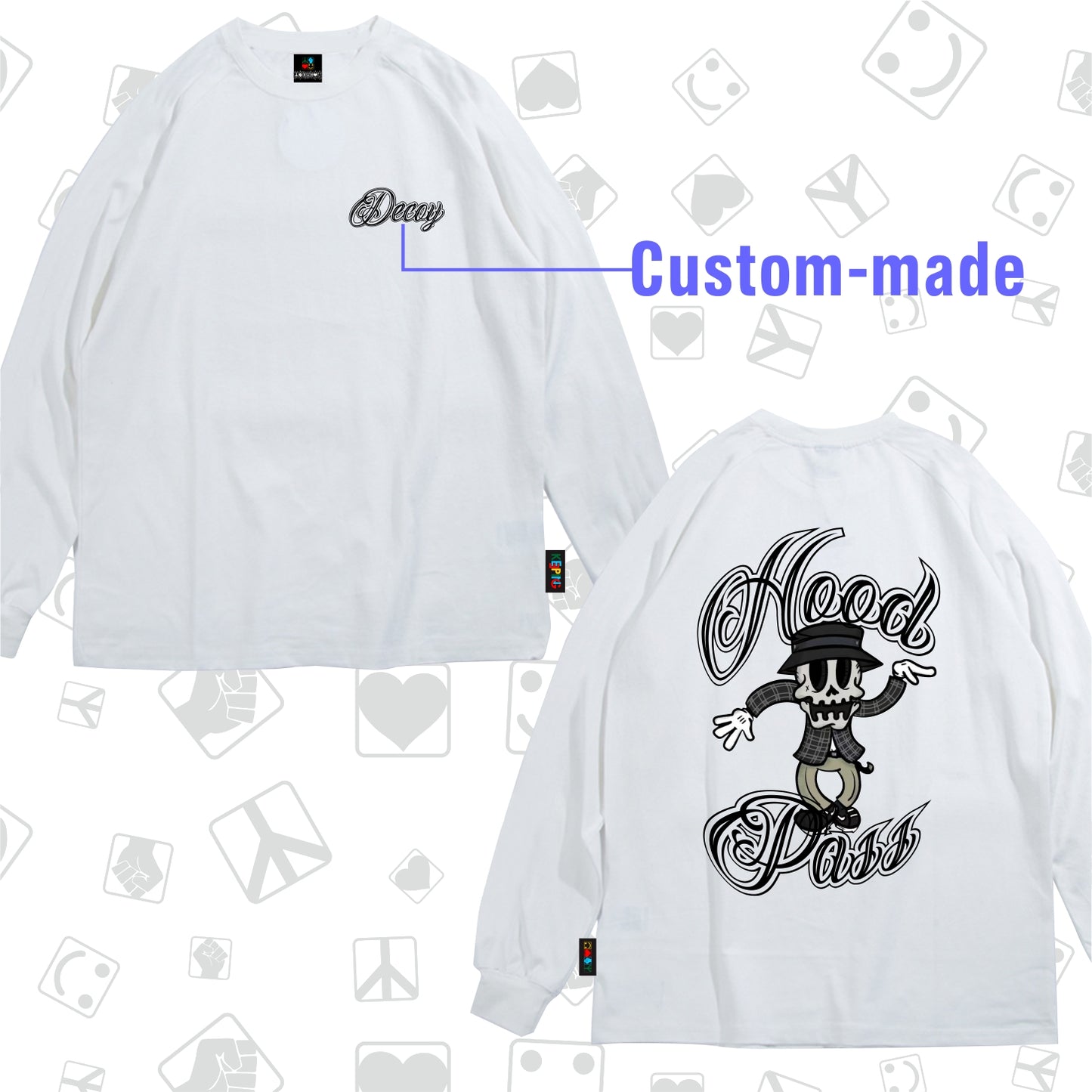 DecoyxKeeping Crossover Long sleeve(Style 2)