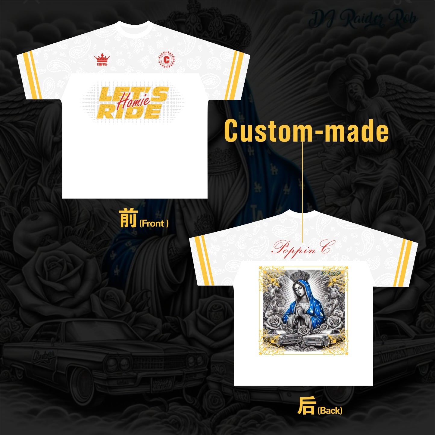 PoppinCxKeeping Crossover 7.0RIDING FAR T-shirt