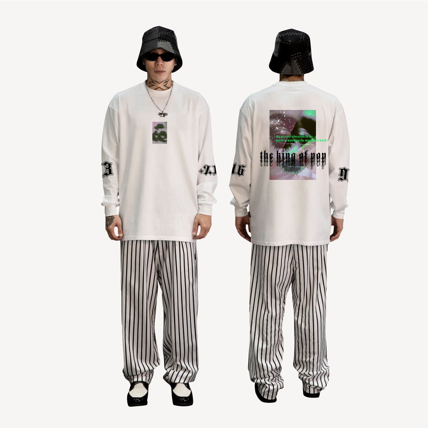 SonYaxKeeping Crossover "Always student"Long sleeve