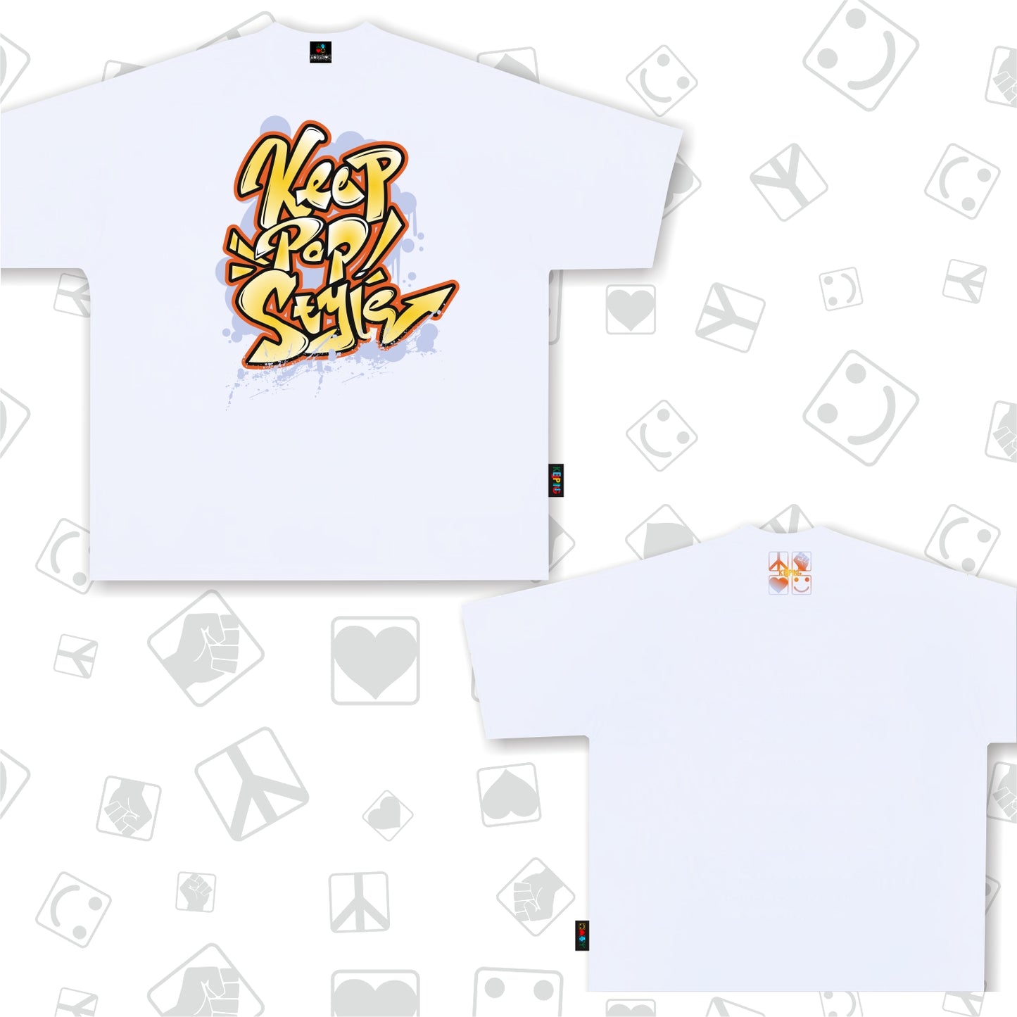 KeepPopStyle T-shirt Graffiti Style