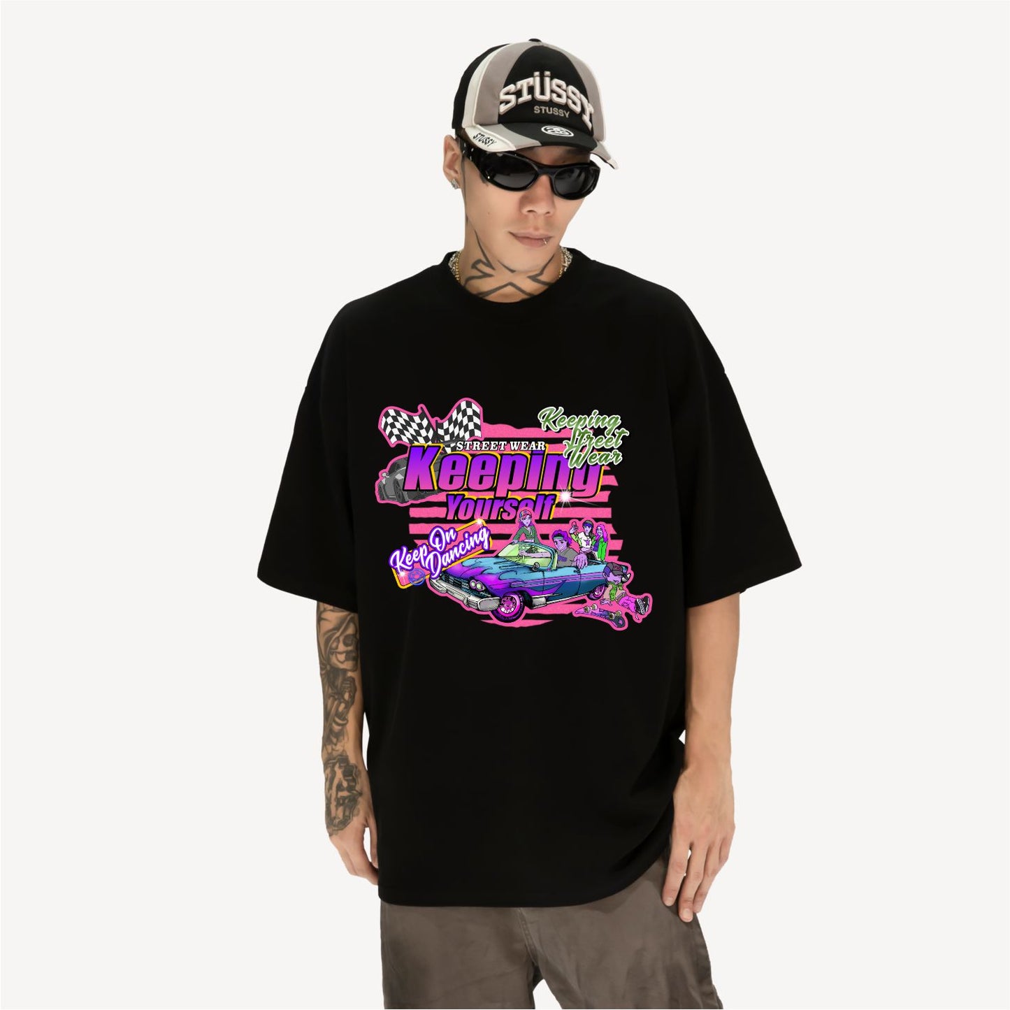 Keeping n locomotive style T-shirt