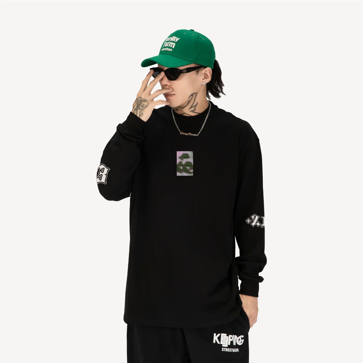 SonYaxKeeping Crossover "Always student"Long sleeve