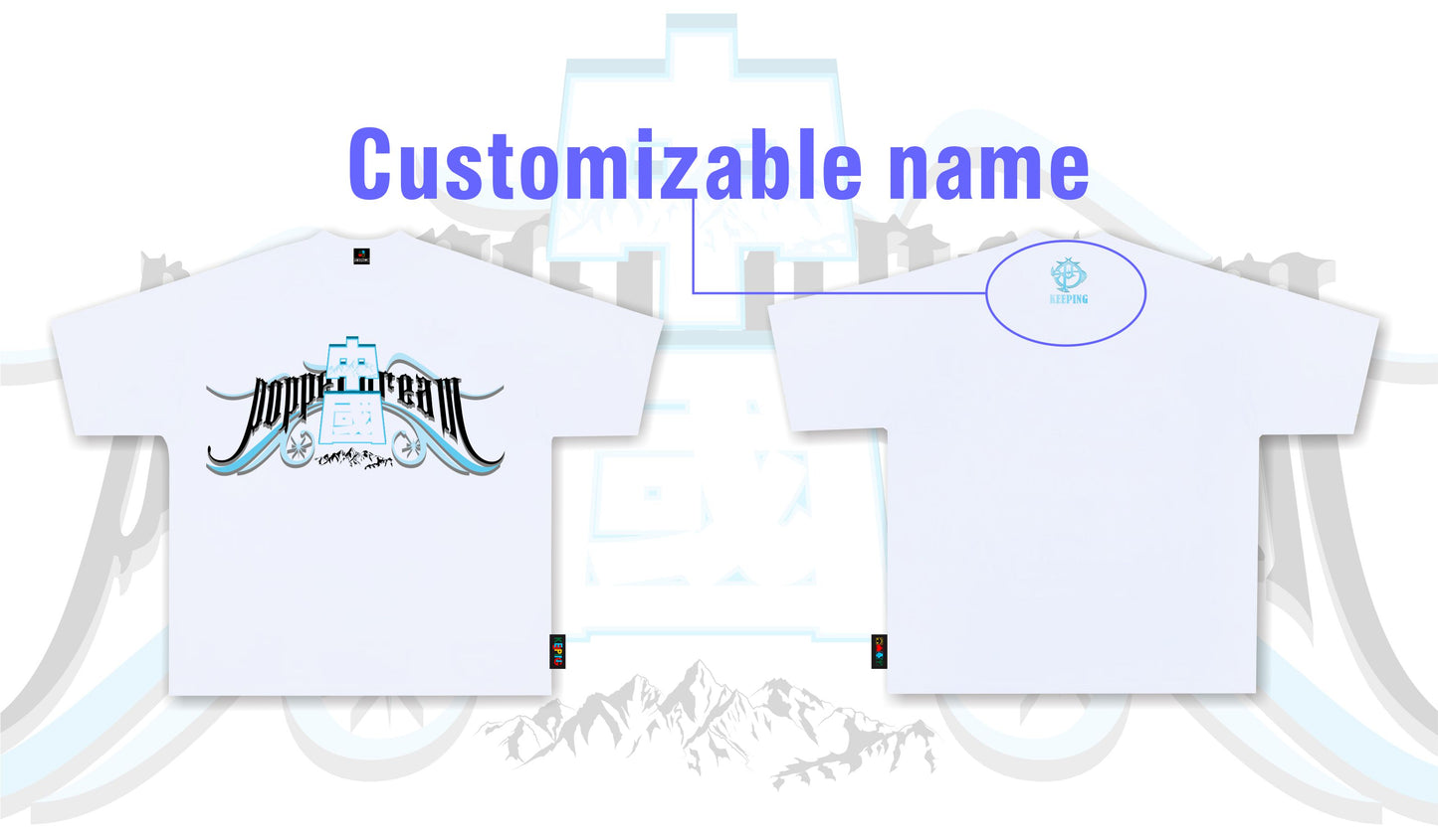 PopperDreamxKeeping Crossover T-shirt