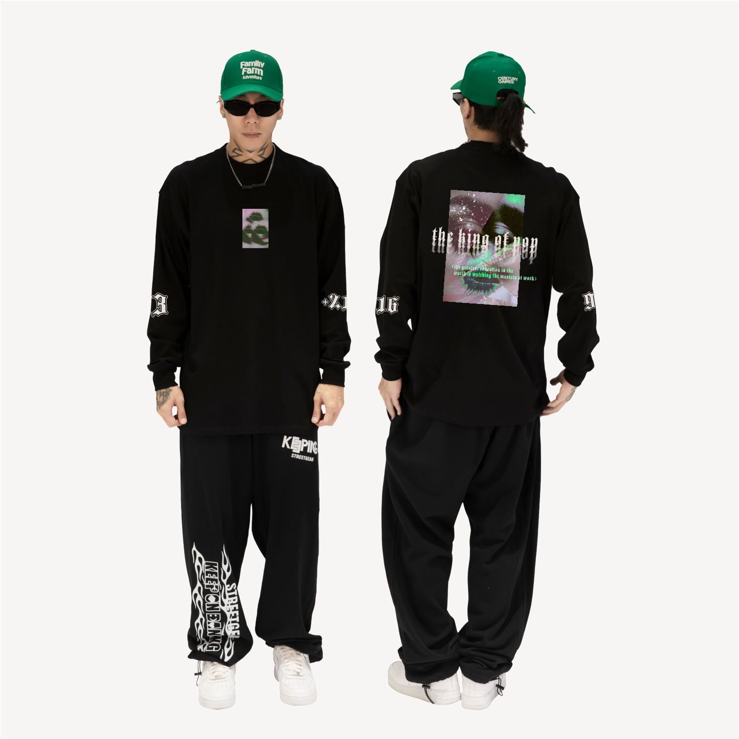 SonYaxKeeping Crossover "Always student"Long sleeve