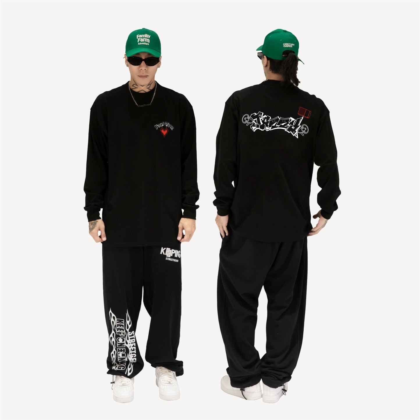 FirebacxKeeping Crossover "Jazzy "Long sleeve