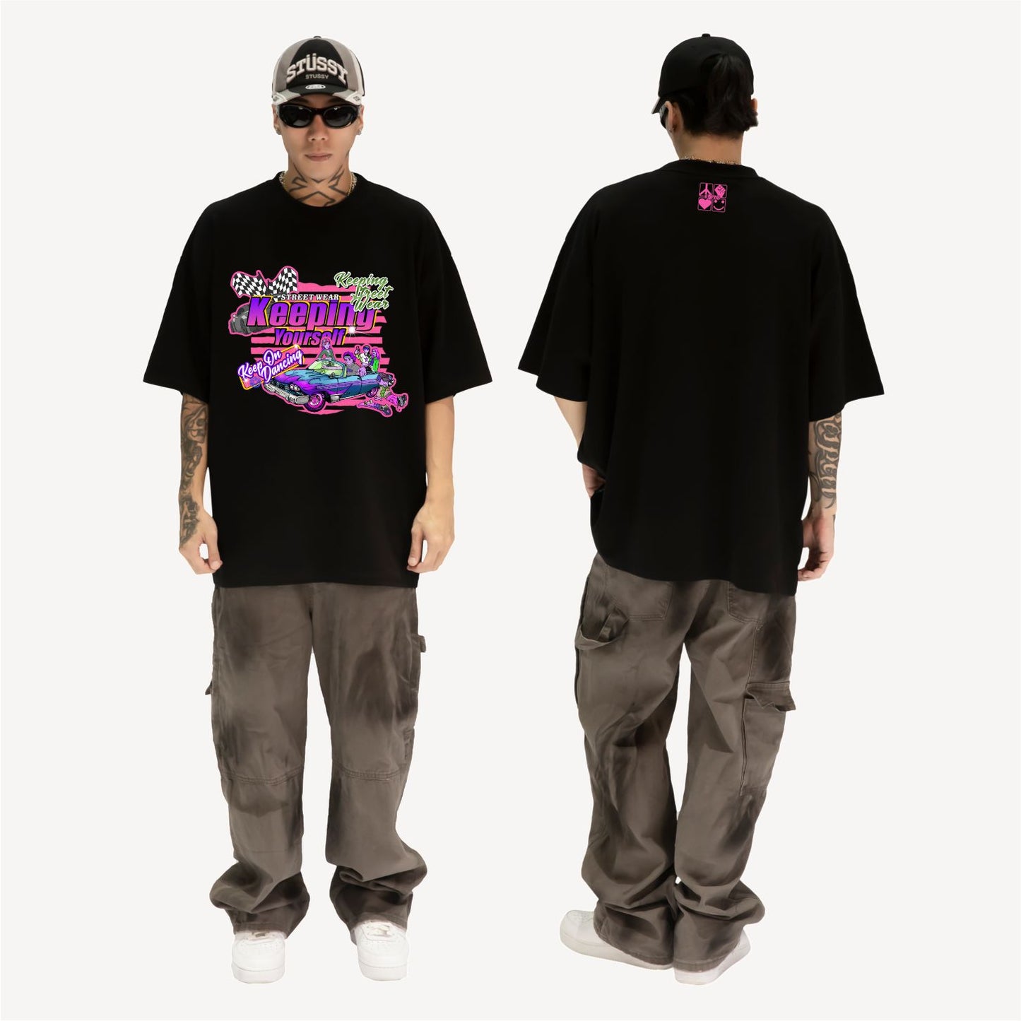 Keeping n locomotive style T-shirt