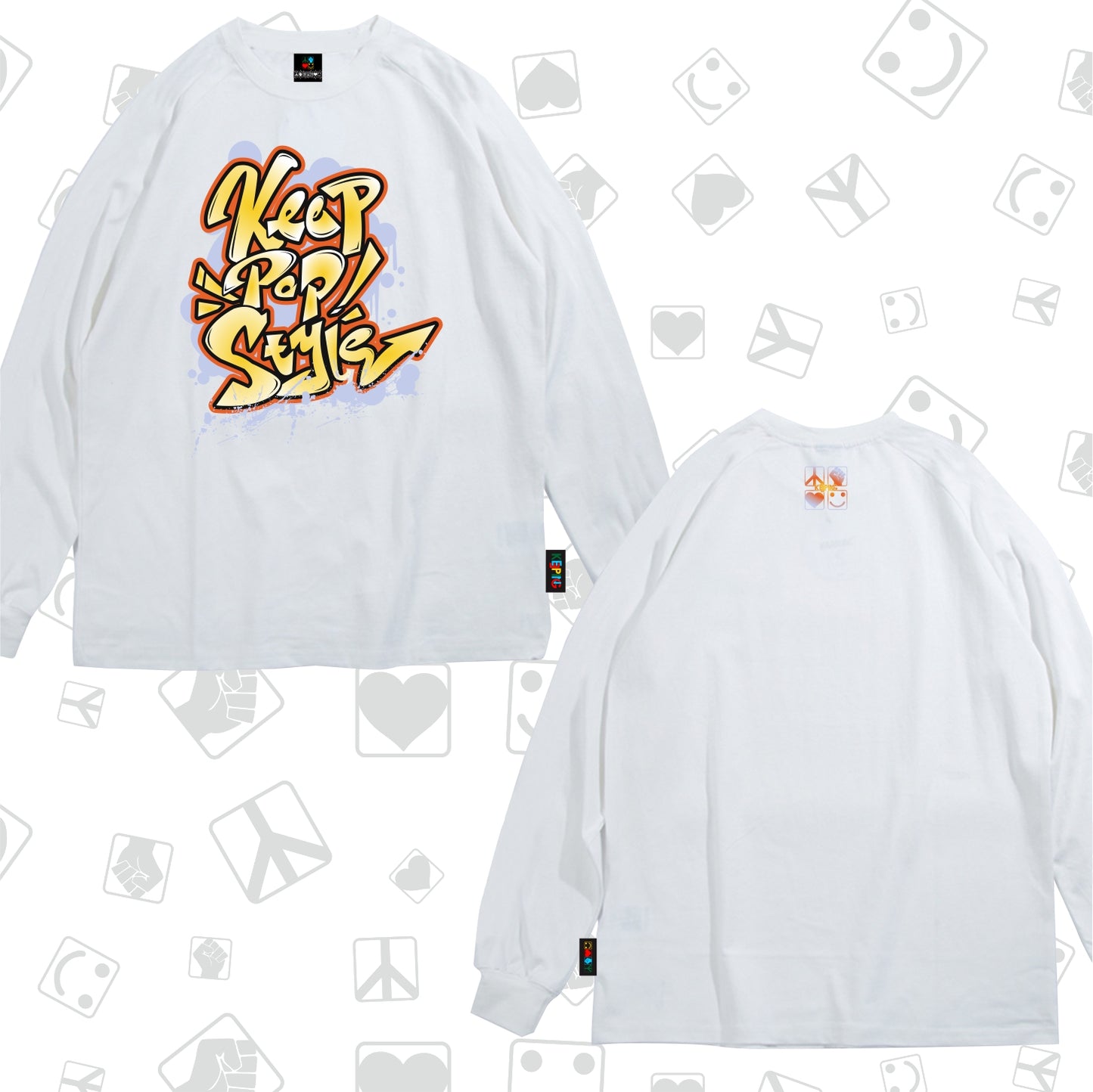 KeepPopStyle long sleeve Graffiti Style
