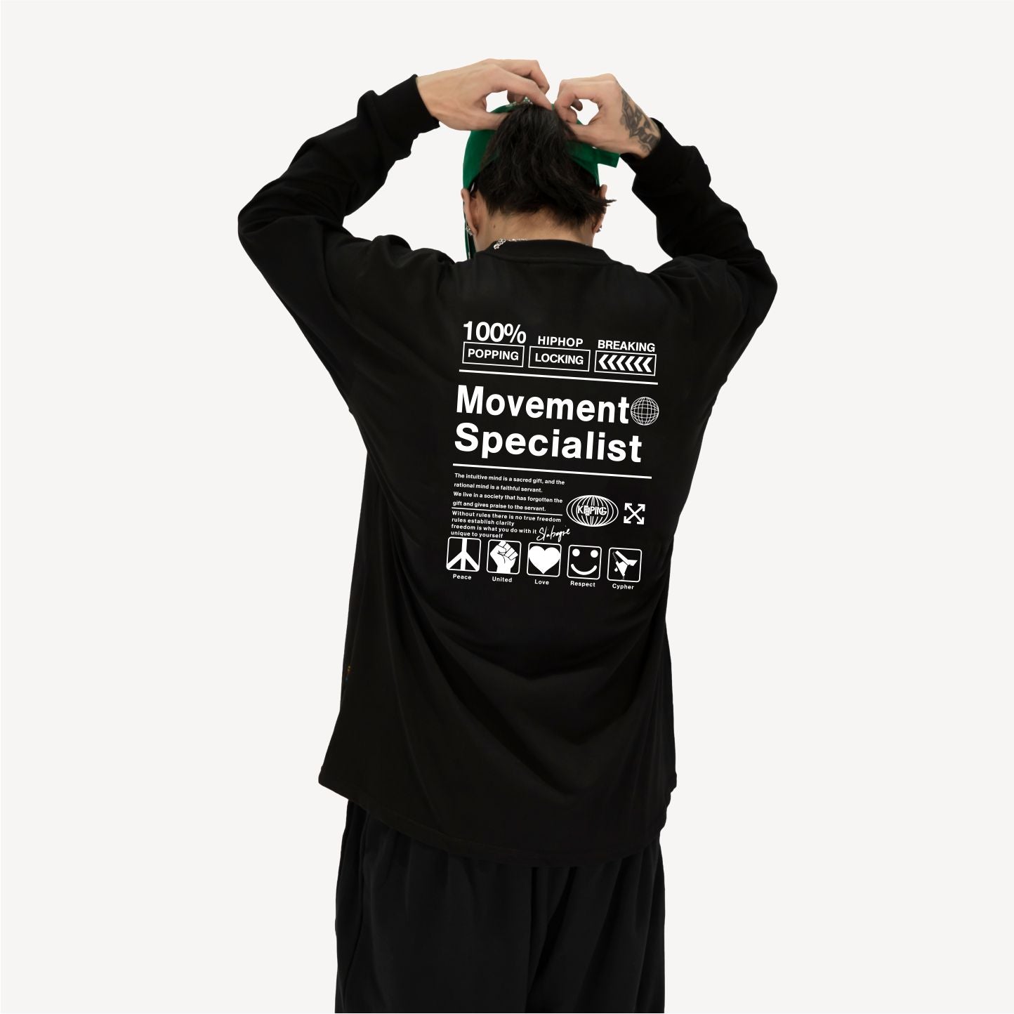 slimboogiexKeeping Crossover "Movement Specialist "Long sleeve