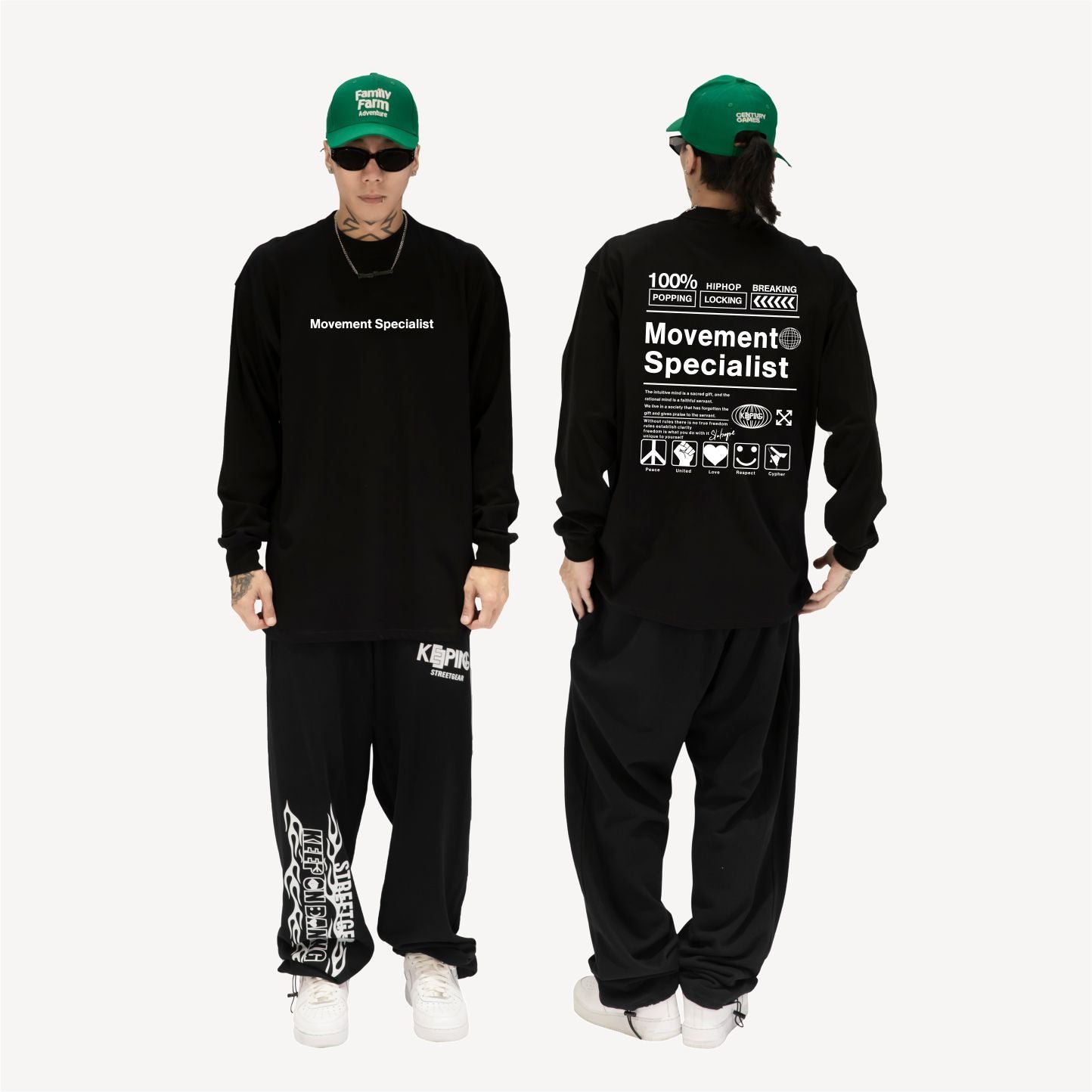 slimboogiexKeeping Crossover "Movement Specialist "Long sleeve