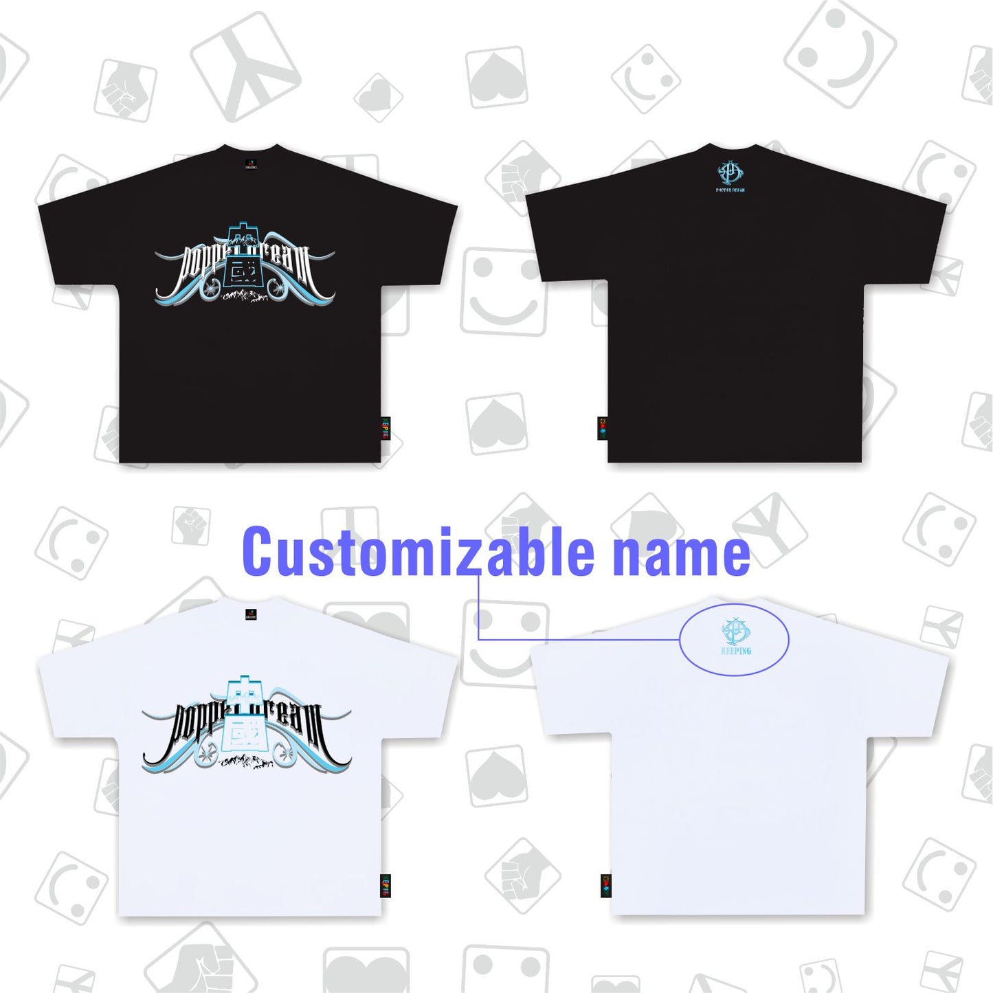PopperDreamxKeeping Crossover T-shirt