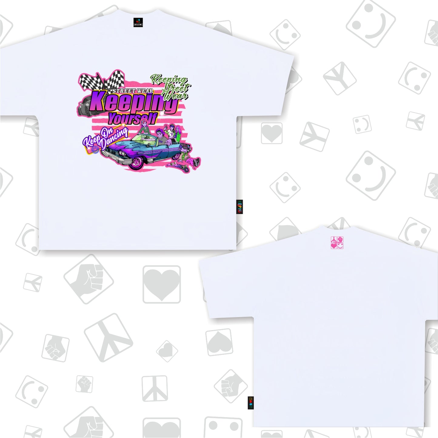 Keeping n locomotive style T-shirt