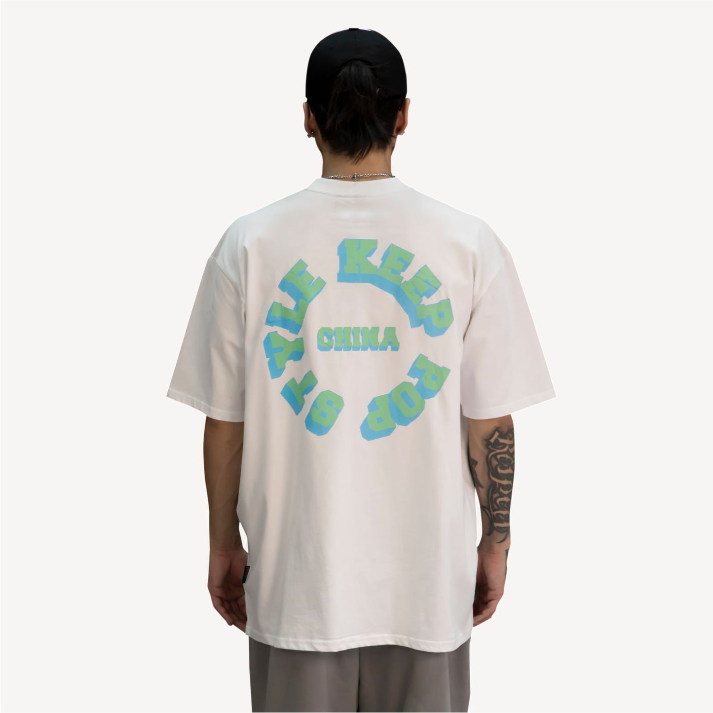 KeepPopStyle T-shirt Blue Flame