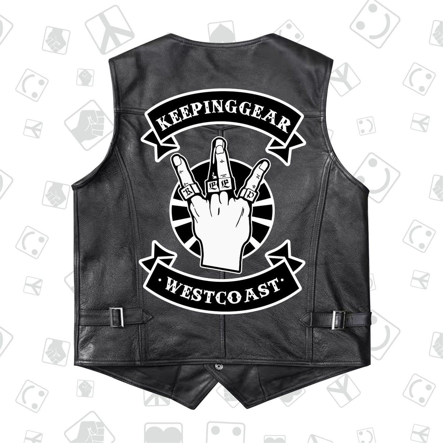 KeepingGear Genuine leather vest