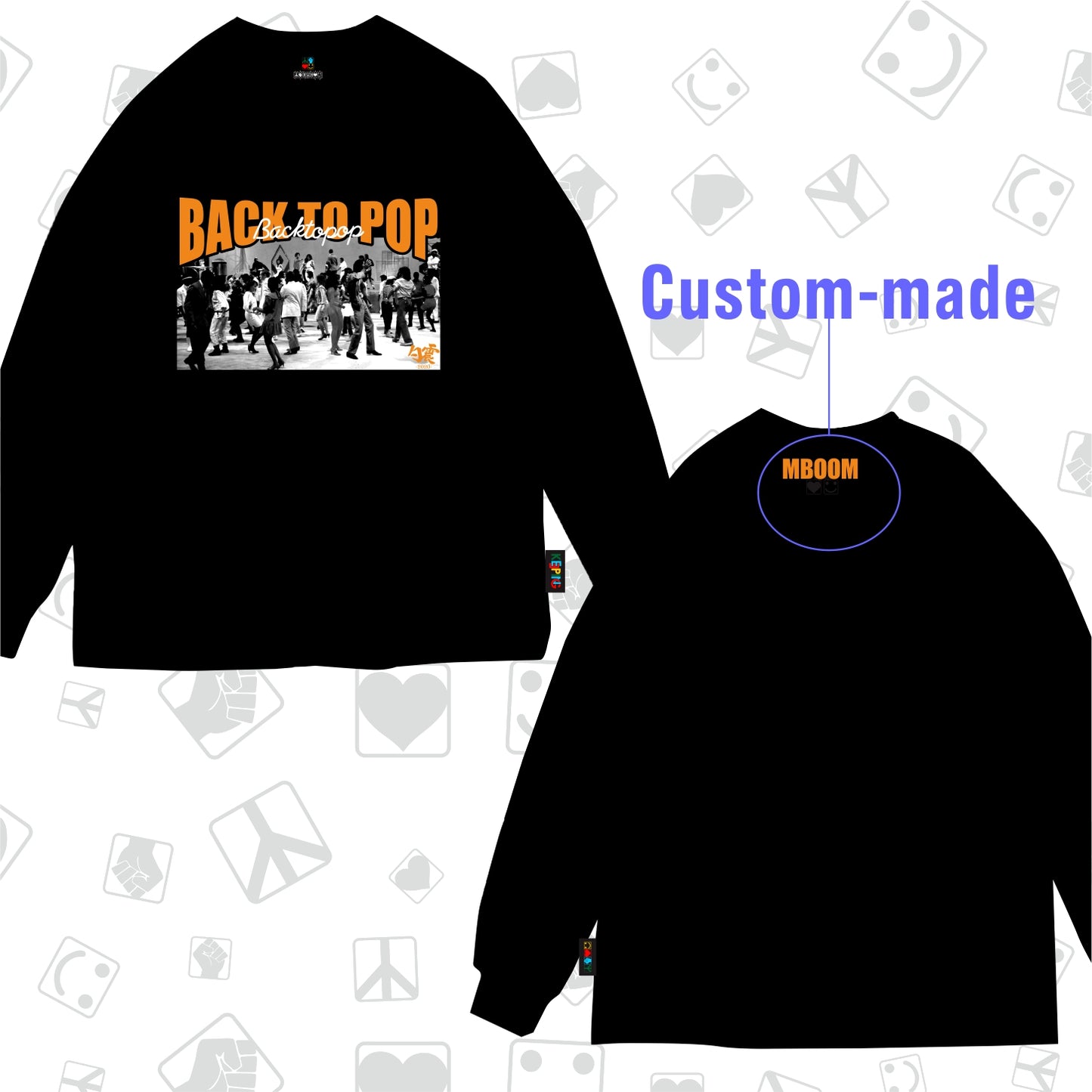 Back TopopxKeeping Crossover 4.0(soul) Long sleeve