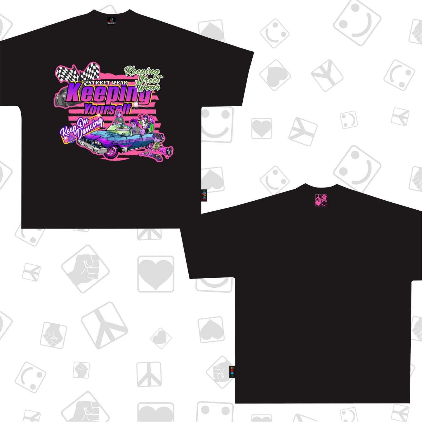 Keeping n locomotive style T-shirt