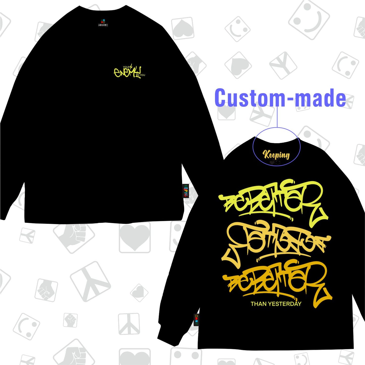 NikkipopxKeeping Crossover Long sleeve(Section 3)