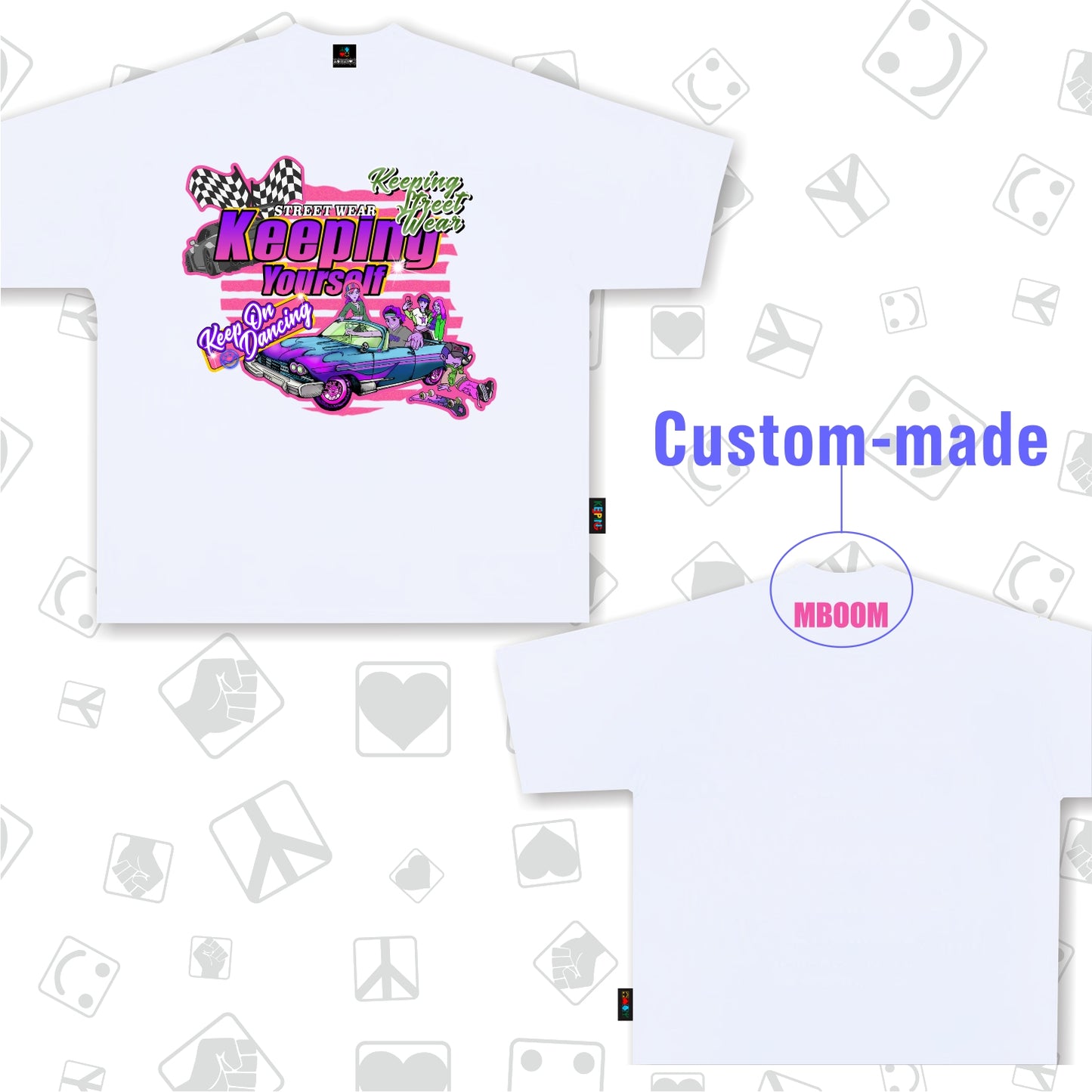 Keeping n locomotive style T-shirt