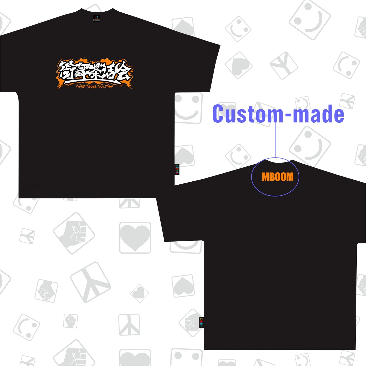 Flag king orangexKeeping Crossover T-shirt