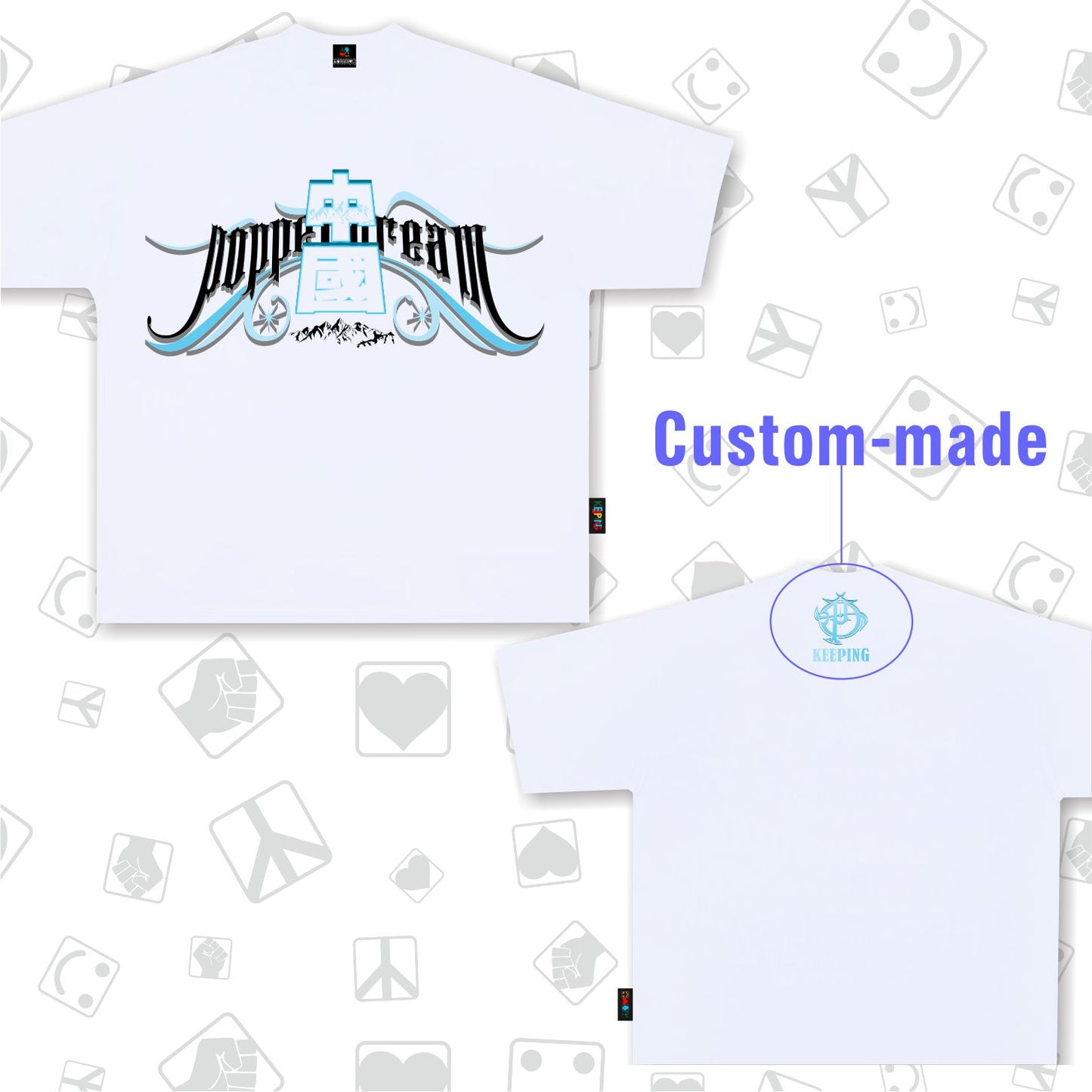 PopperDreamxKeeping Crossover T-shirt