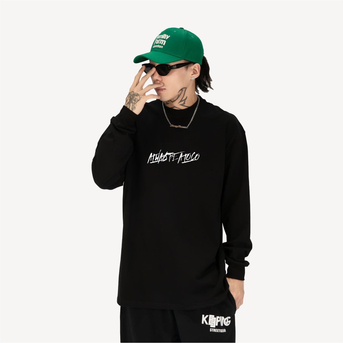 PoppinCxKeeping Crossover Long sleeve8.0 loco style