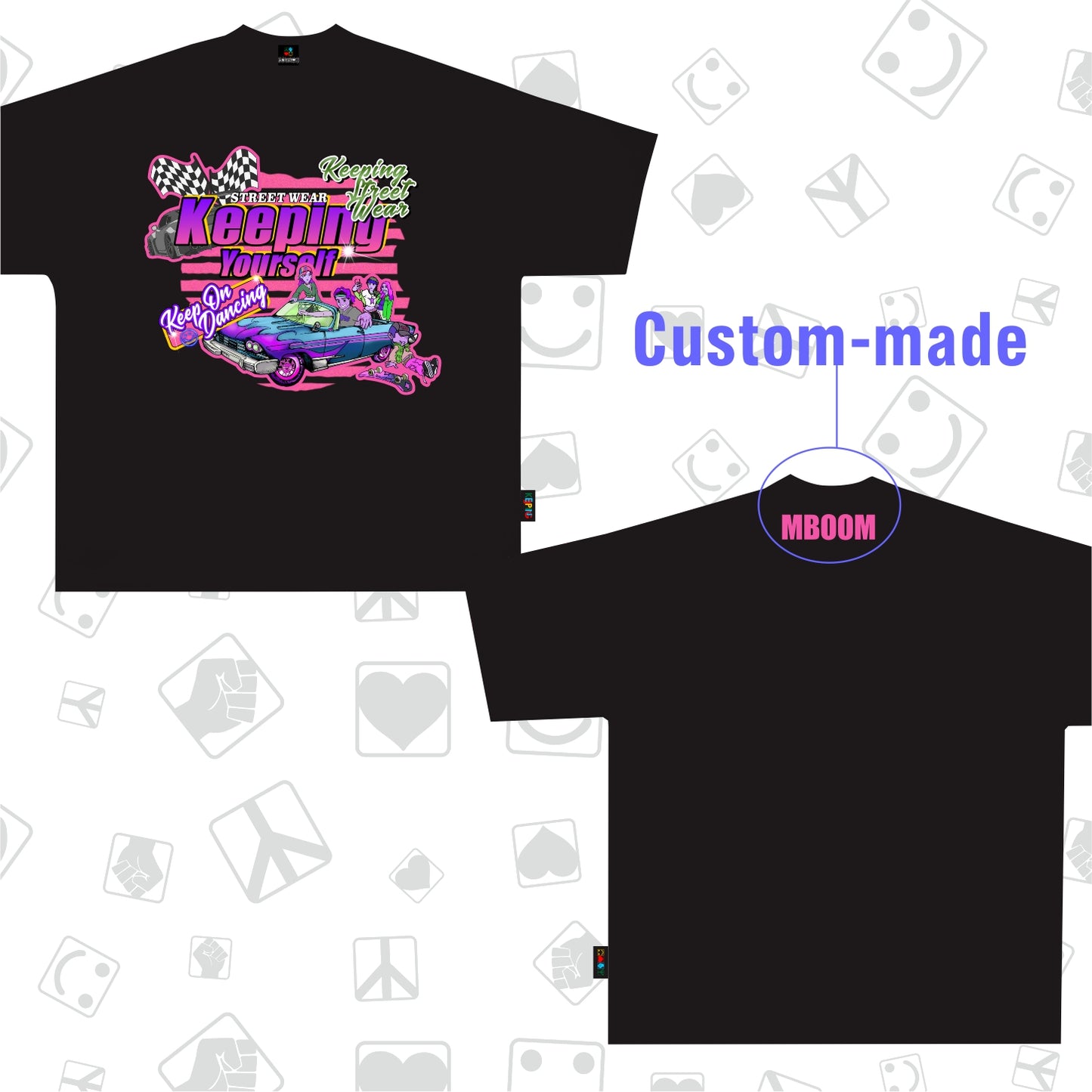 Keeping n locomotive style T-shirt