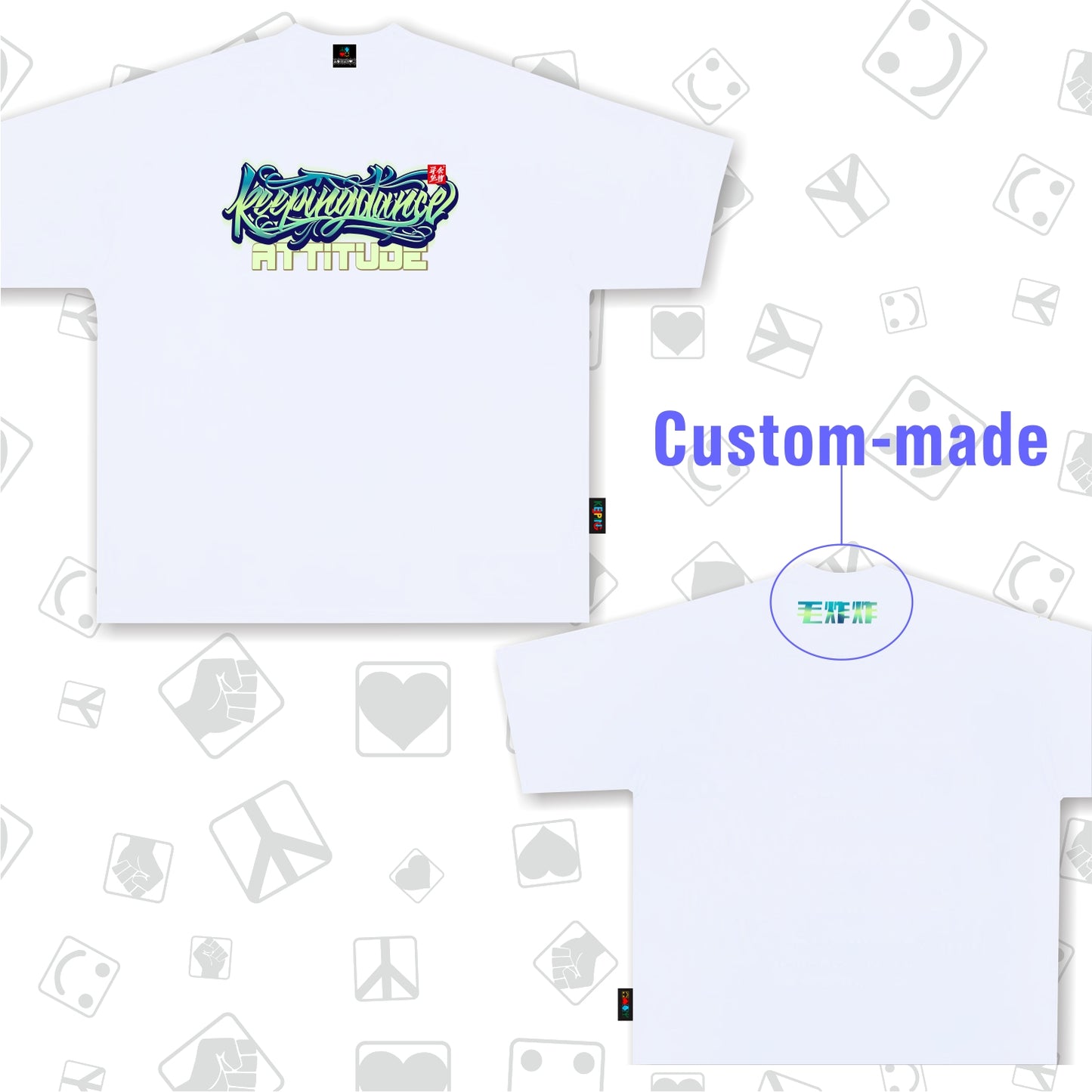 keeping brand-Attitude T-shirt