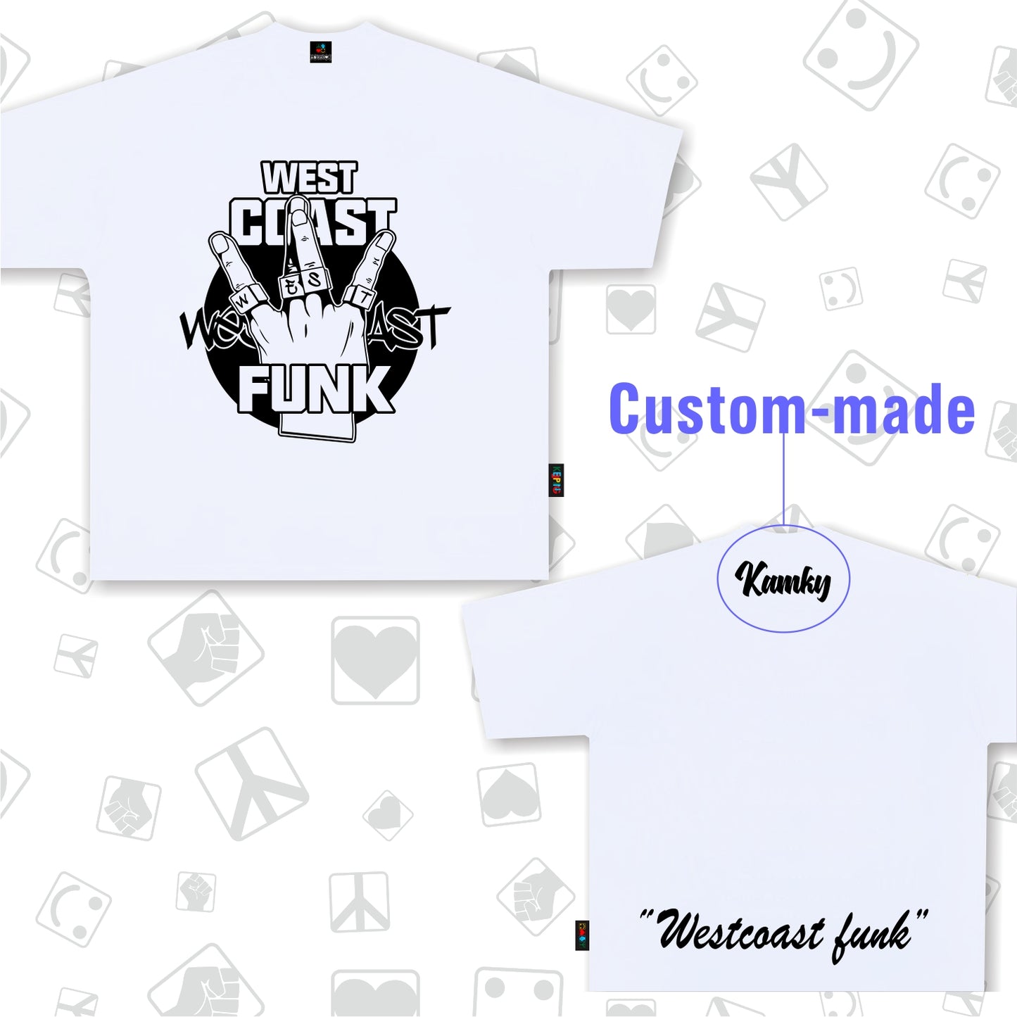 KamkyxKeeping Crossover T-shirt
