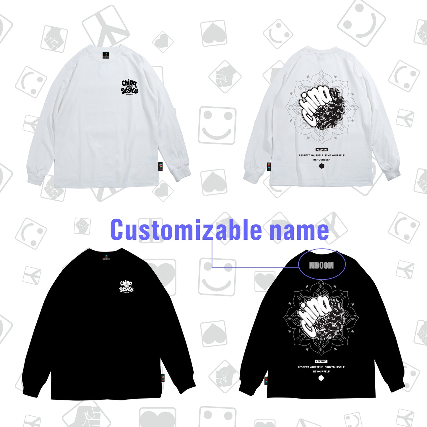 Keeping Tai Chi Lotus series Long sleeve