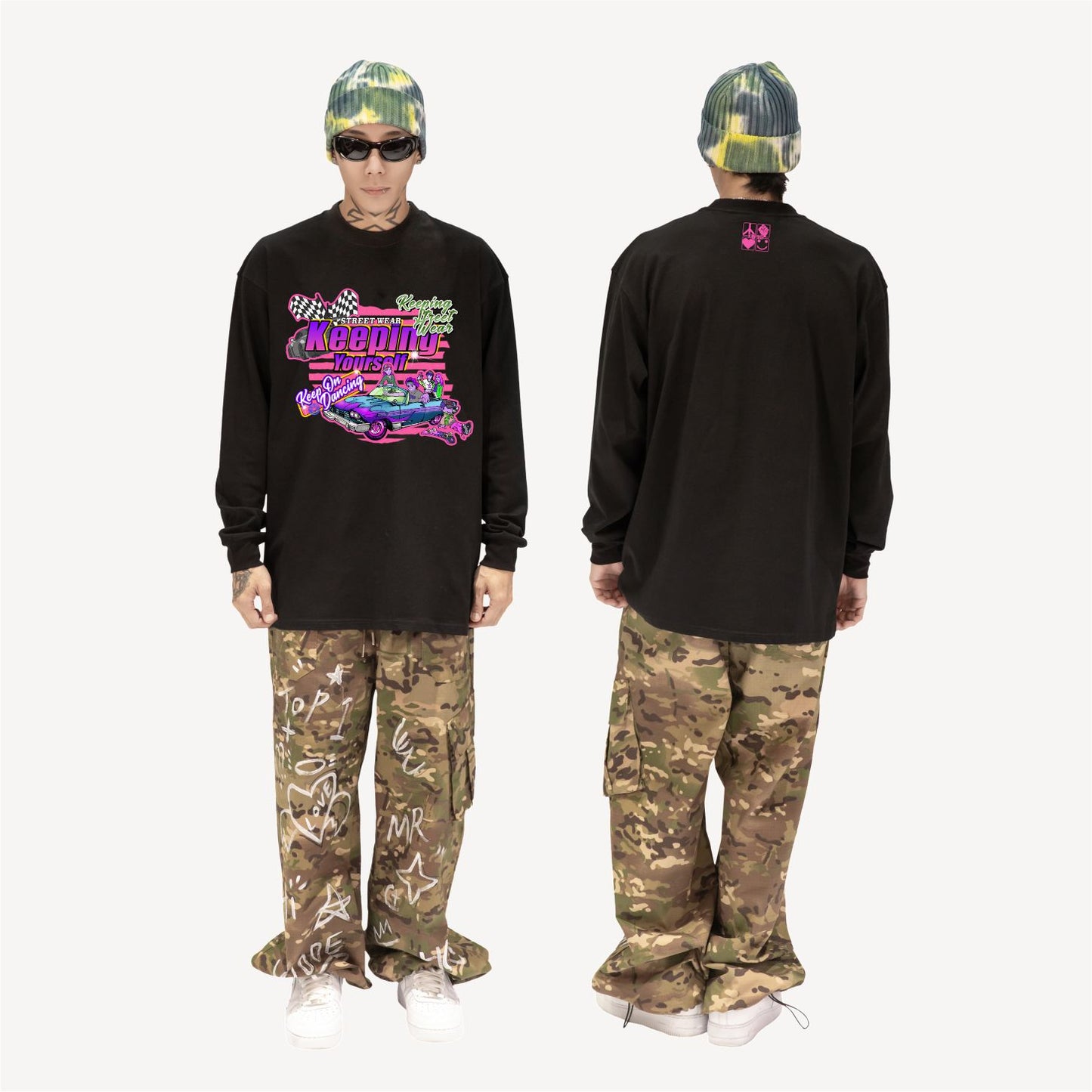Keeping n locomotive style Long sleeve