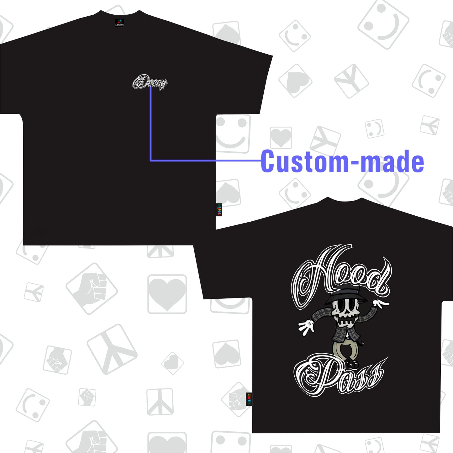 DecoyxKeeping Crossover T-shirt(Style 2)