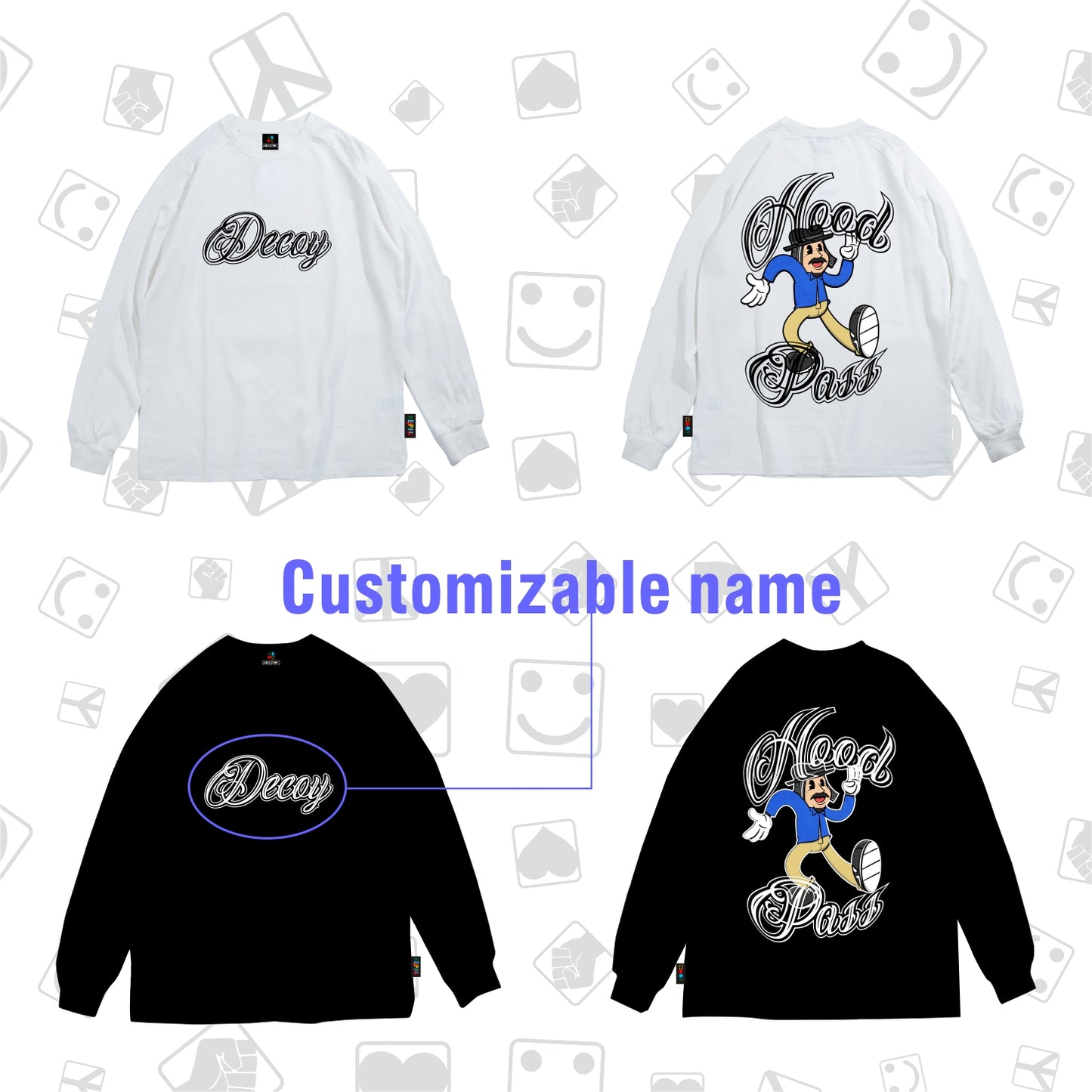 DecoyxKeeping Crossover Long sleeve