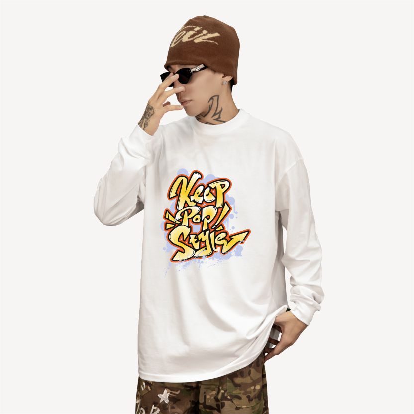 KeepPopStyle long sleeve Graffiti Style