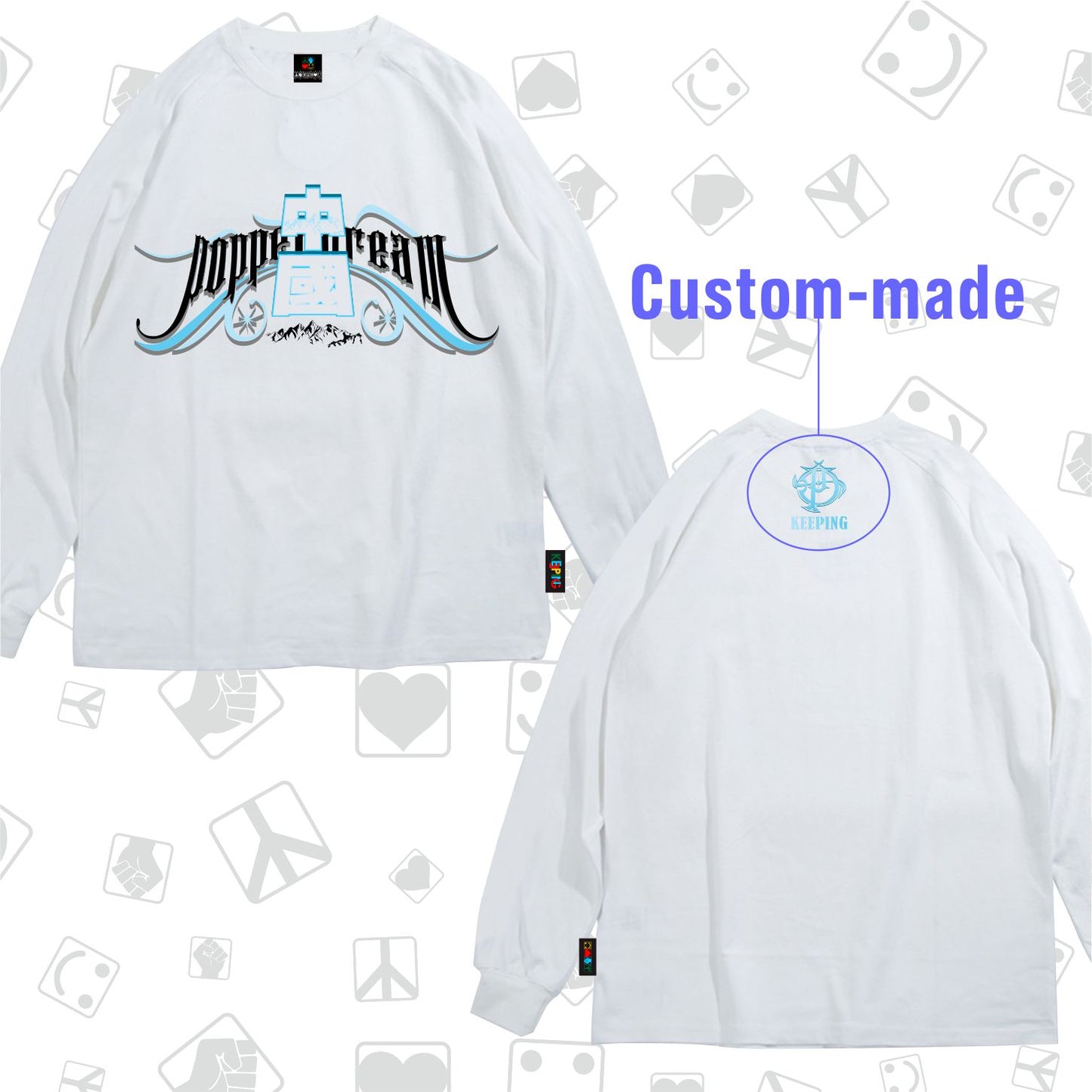PopperDreamxKeeping Crossover Long sleeve