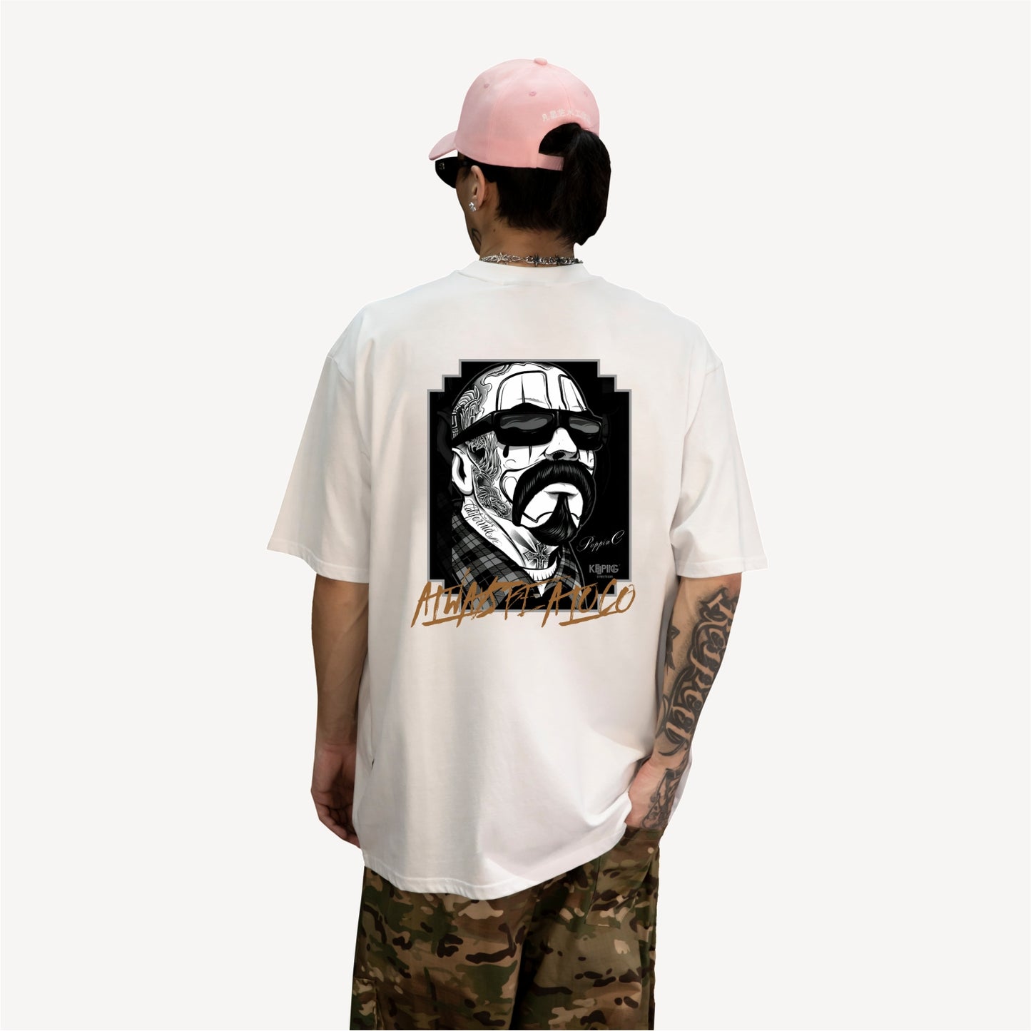 PoppinCxKeeping Crossover T-shirt 8.0 loco style