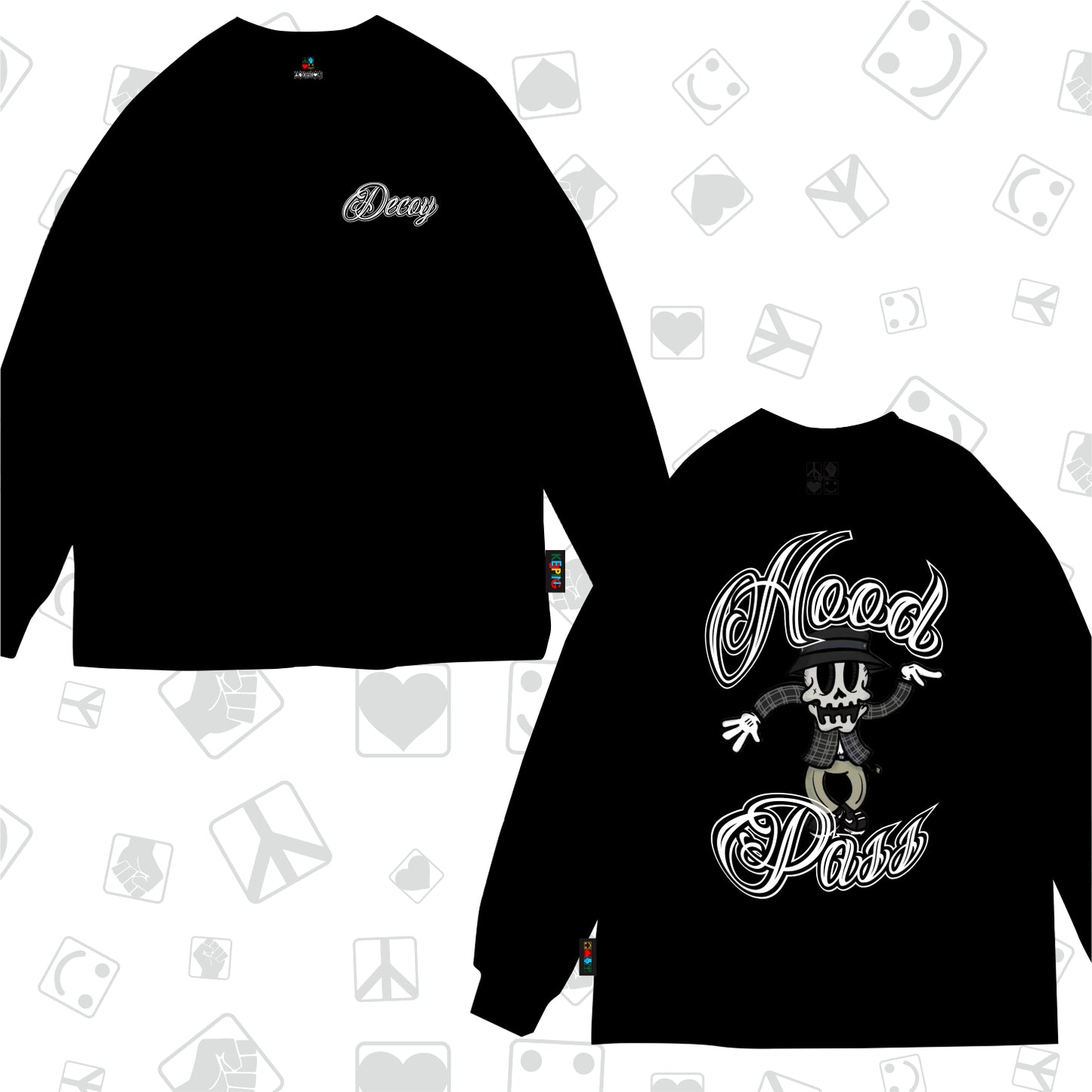 DecoyxKeeping Crossover Long sleeve(Style 2)