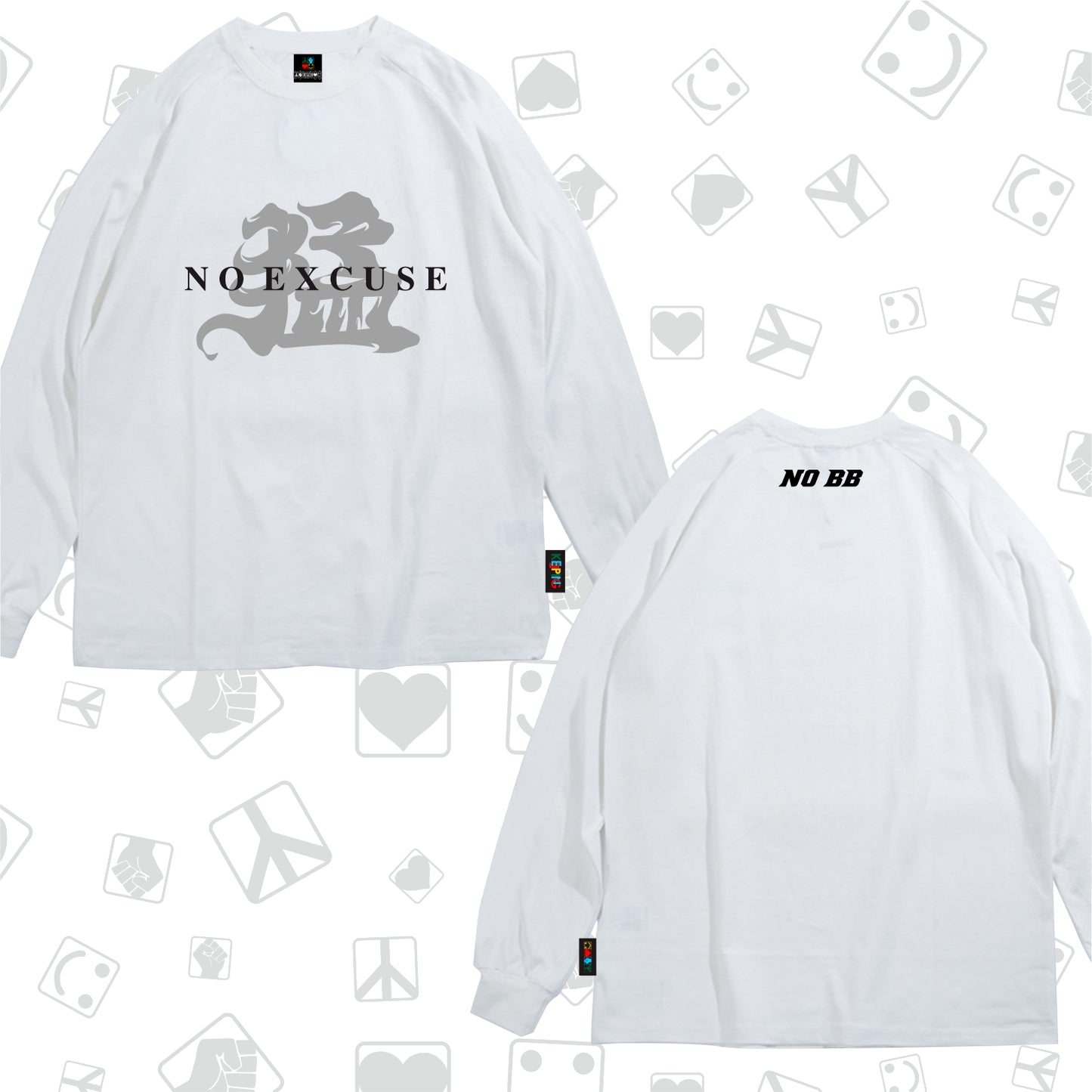 Keeping Be fierce·NoExcuse Long sleeve