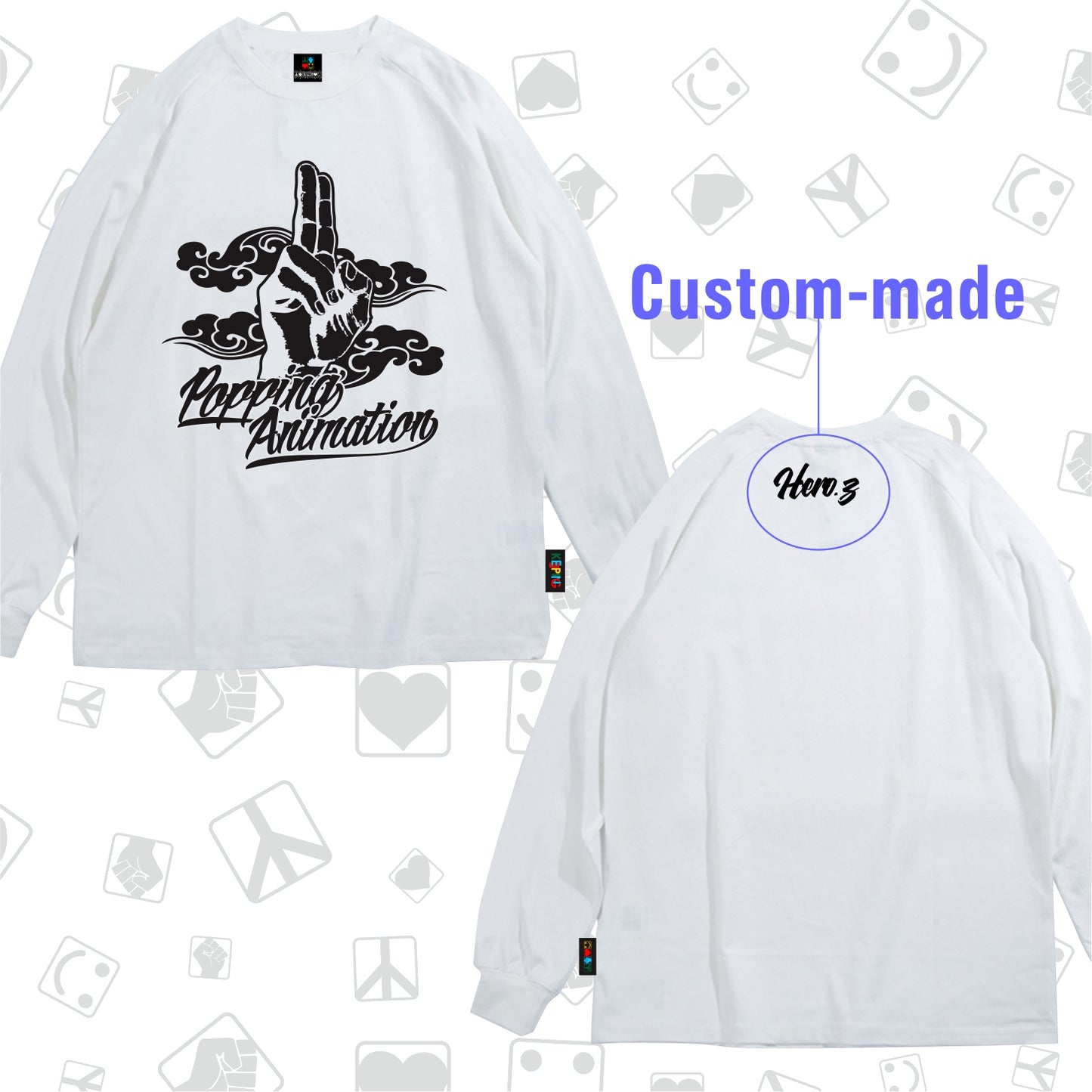 Hero.zxKeeping Crossover Long sleeve