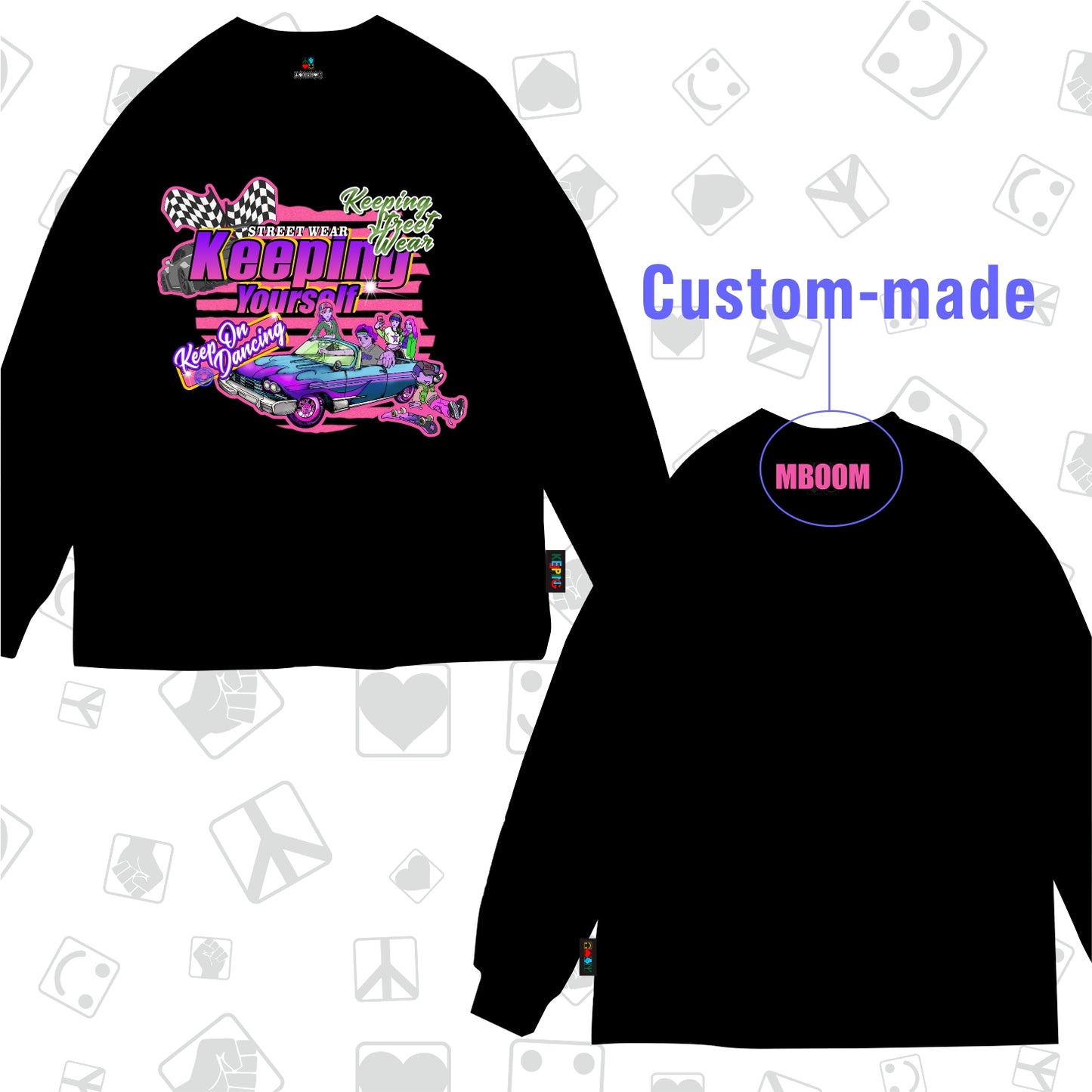 Keeping n locomotive style Long sleeve