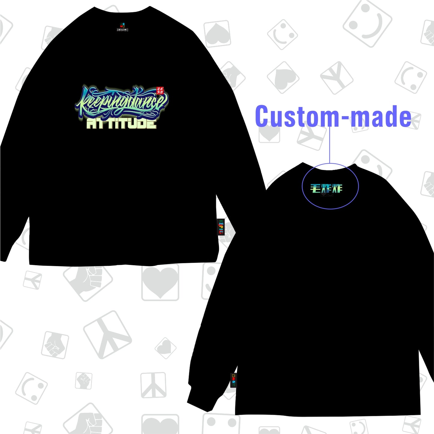 keeping brand-Attitude Long sleeve