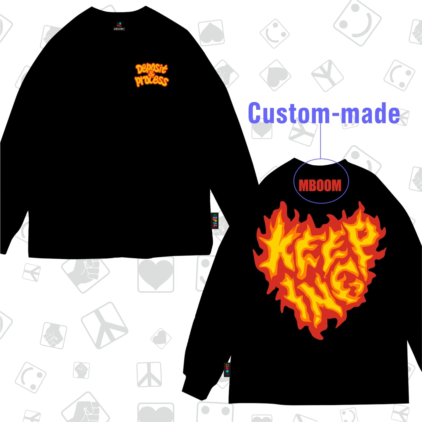 Deposit ProcessxKeeping Crossover Long sleeve
