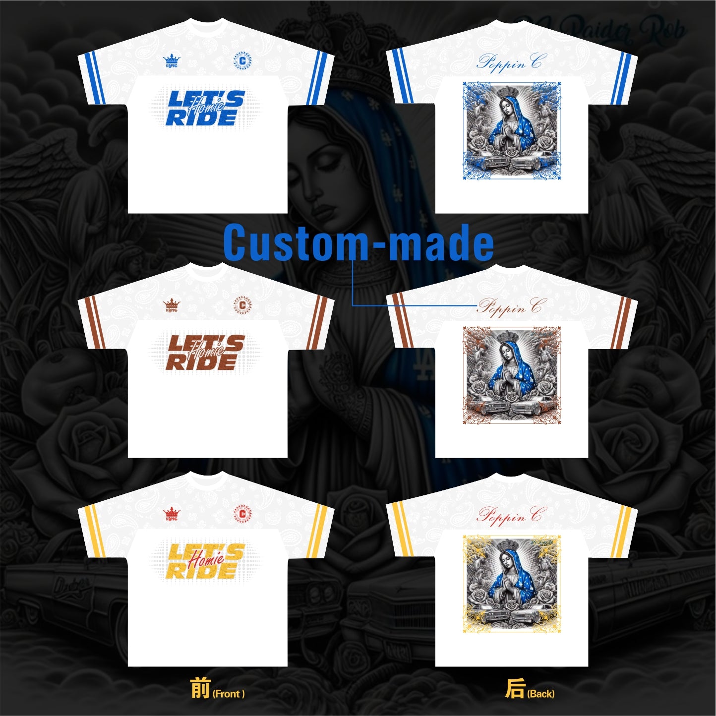 PoppinCxKeeping Crossover 7.0RIDING FAR  T-shirt