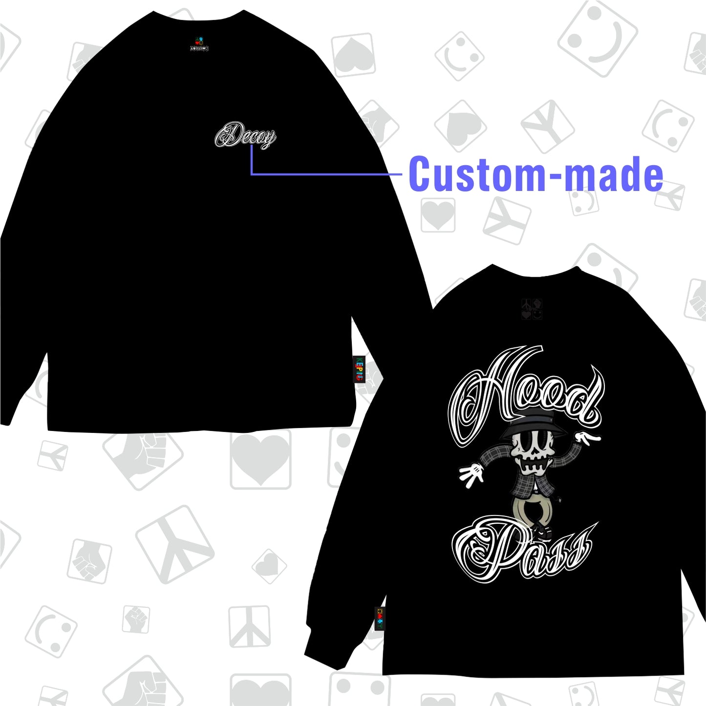 DecoyxKeeping Crossover Long sleeve（Style 2）