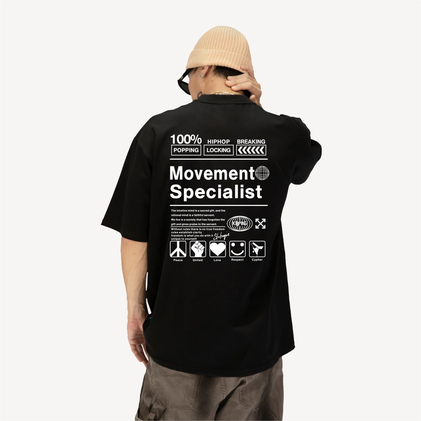 slimboogiexKeeping Crossover "Movement Specialist "T-shirt