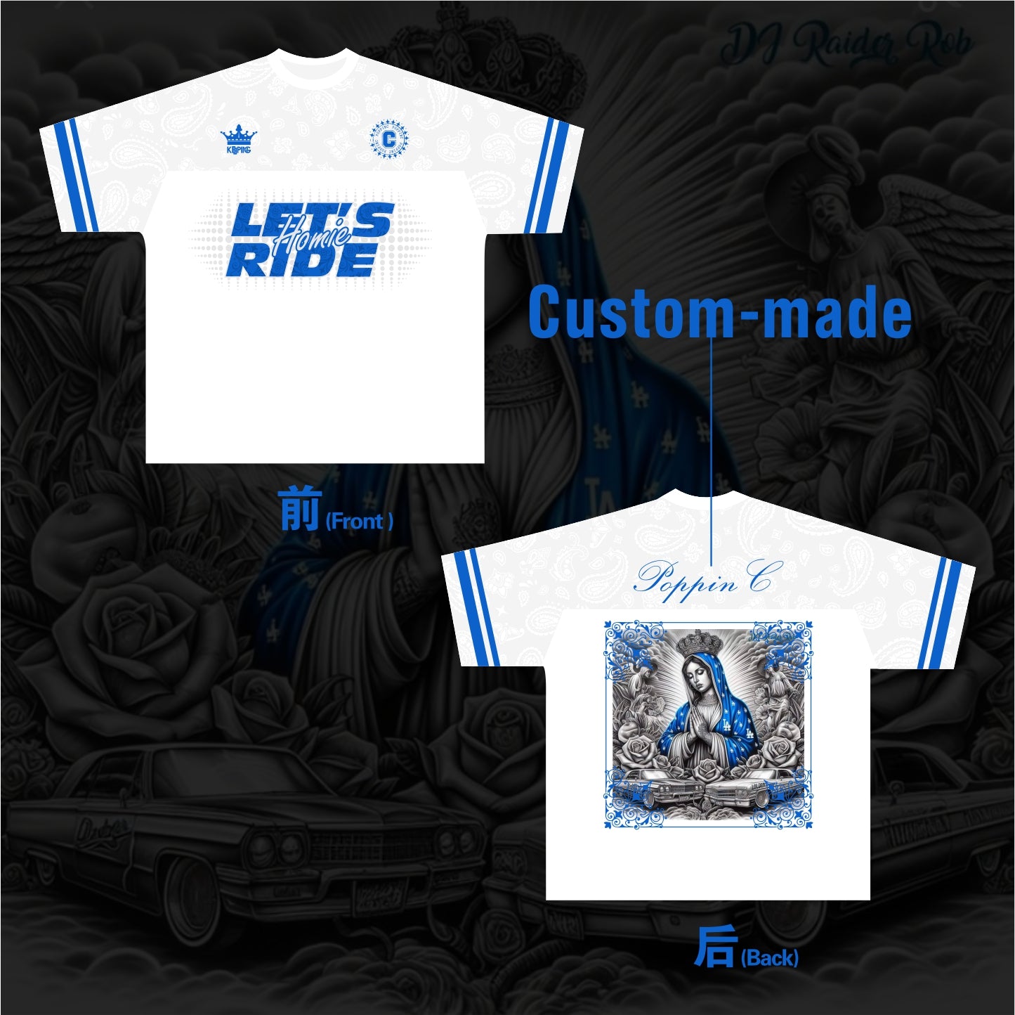 PoppinCxKeeping Crossover 7.0RIDING FAR  T-shirt