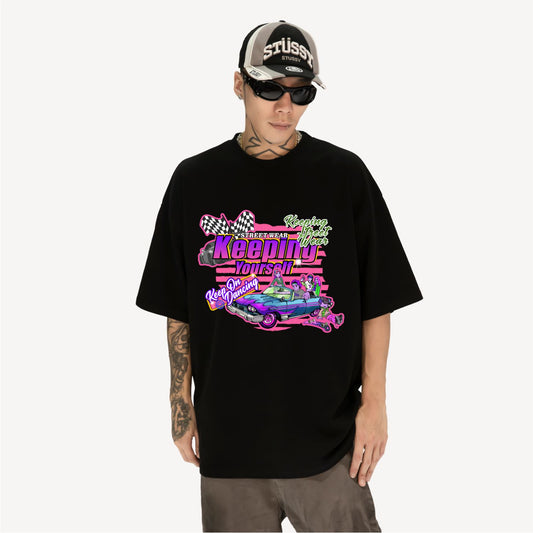 Keeping n locomotive style T-shirt