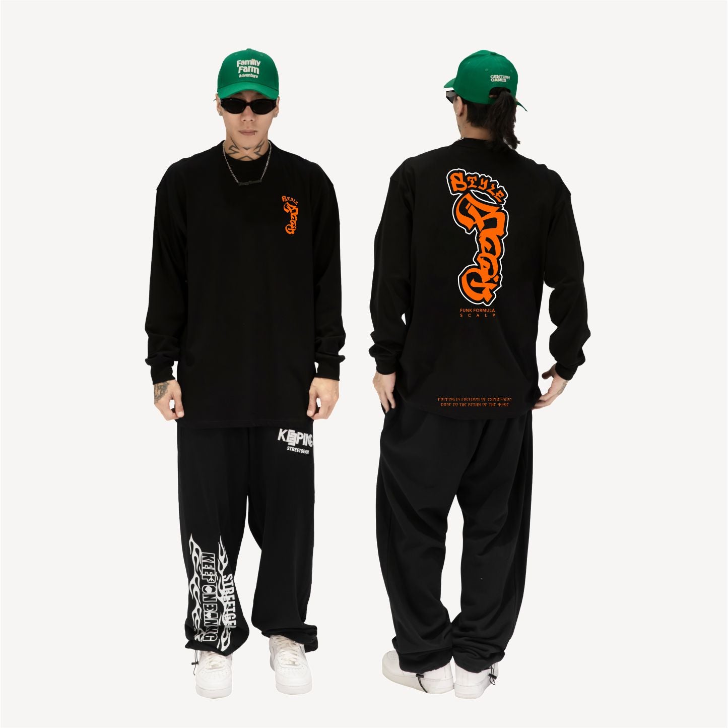 Pascal LucexKeeping Crossover "boog style "Long sleeve