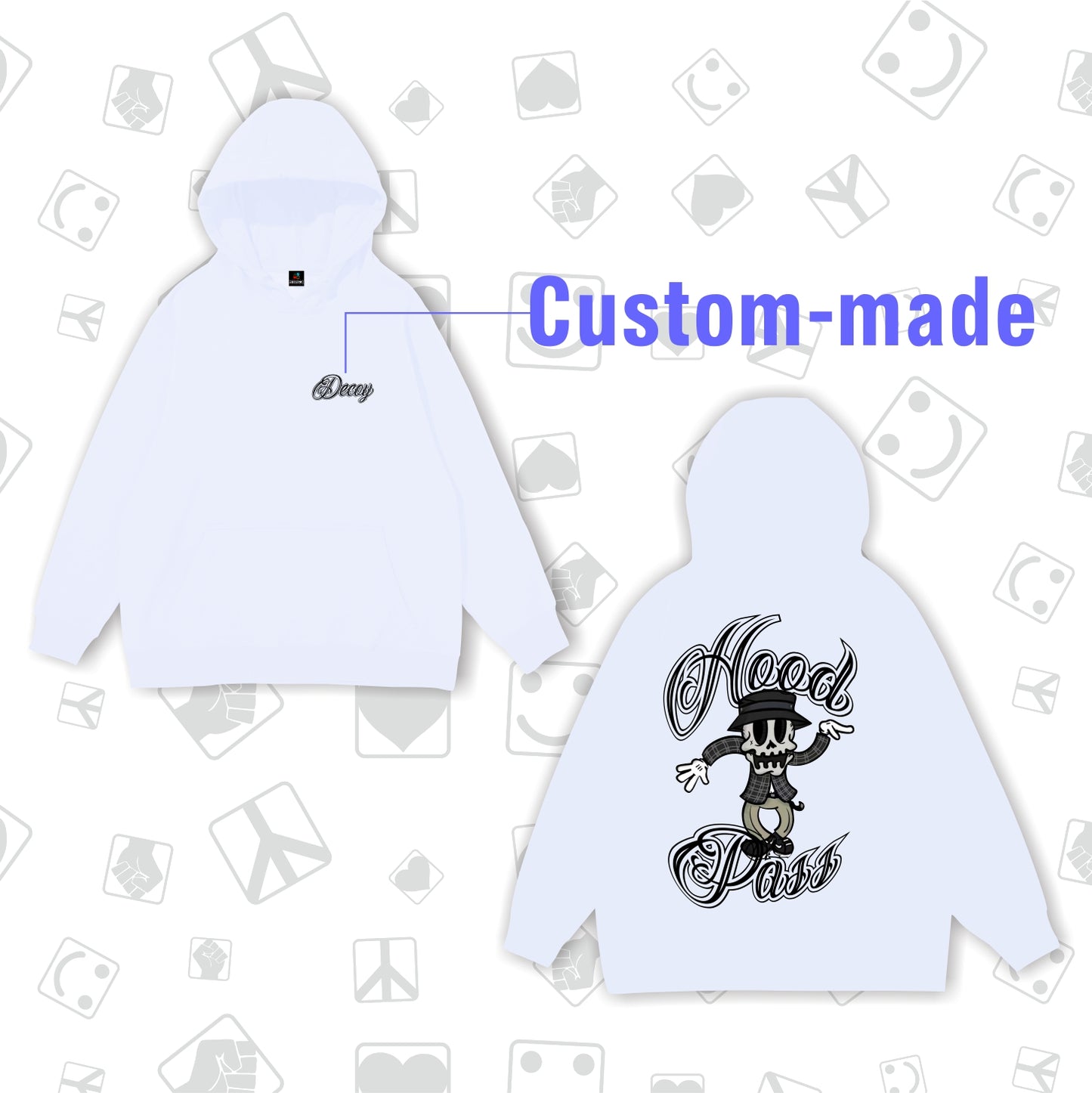 DecoyxKeeping Crossover Hoodie(Style 2)