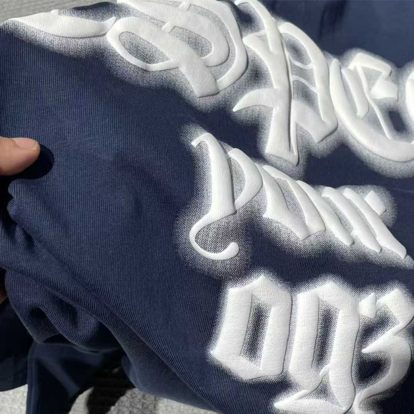 GreenTeckxKeeping Crossover Tee Navy blue